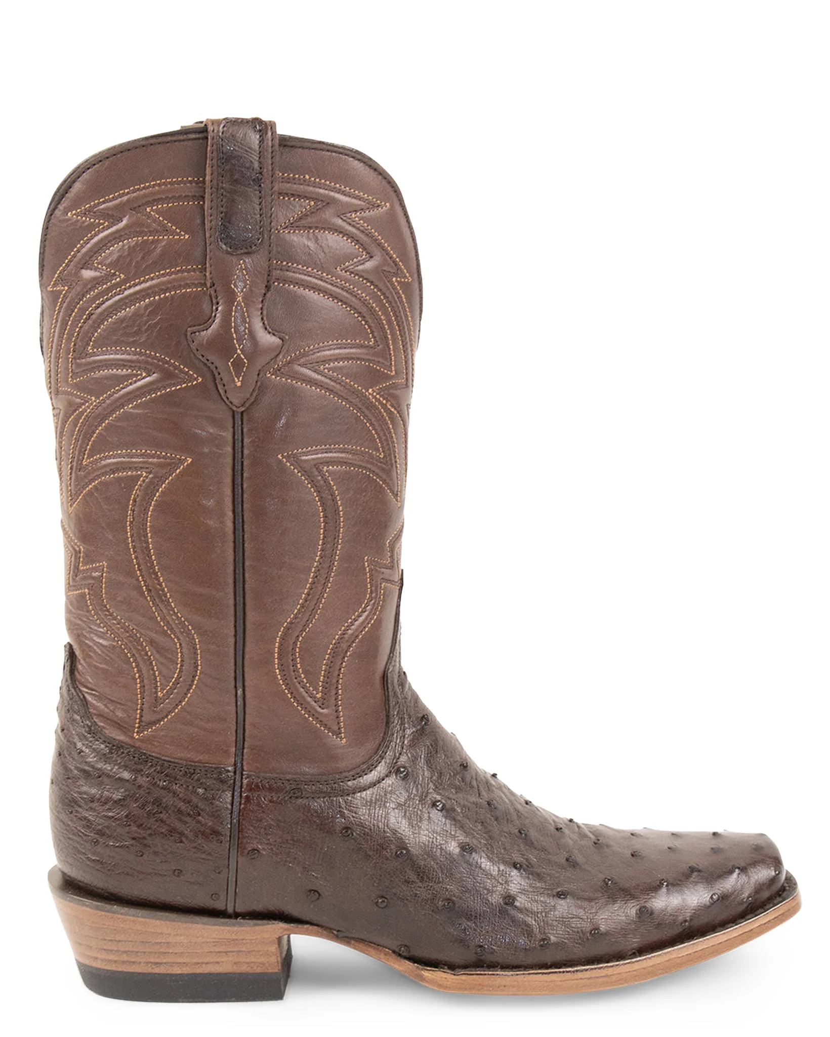 Men's Brown Exotic Western Boots - Image 2
