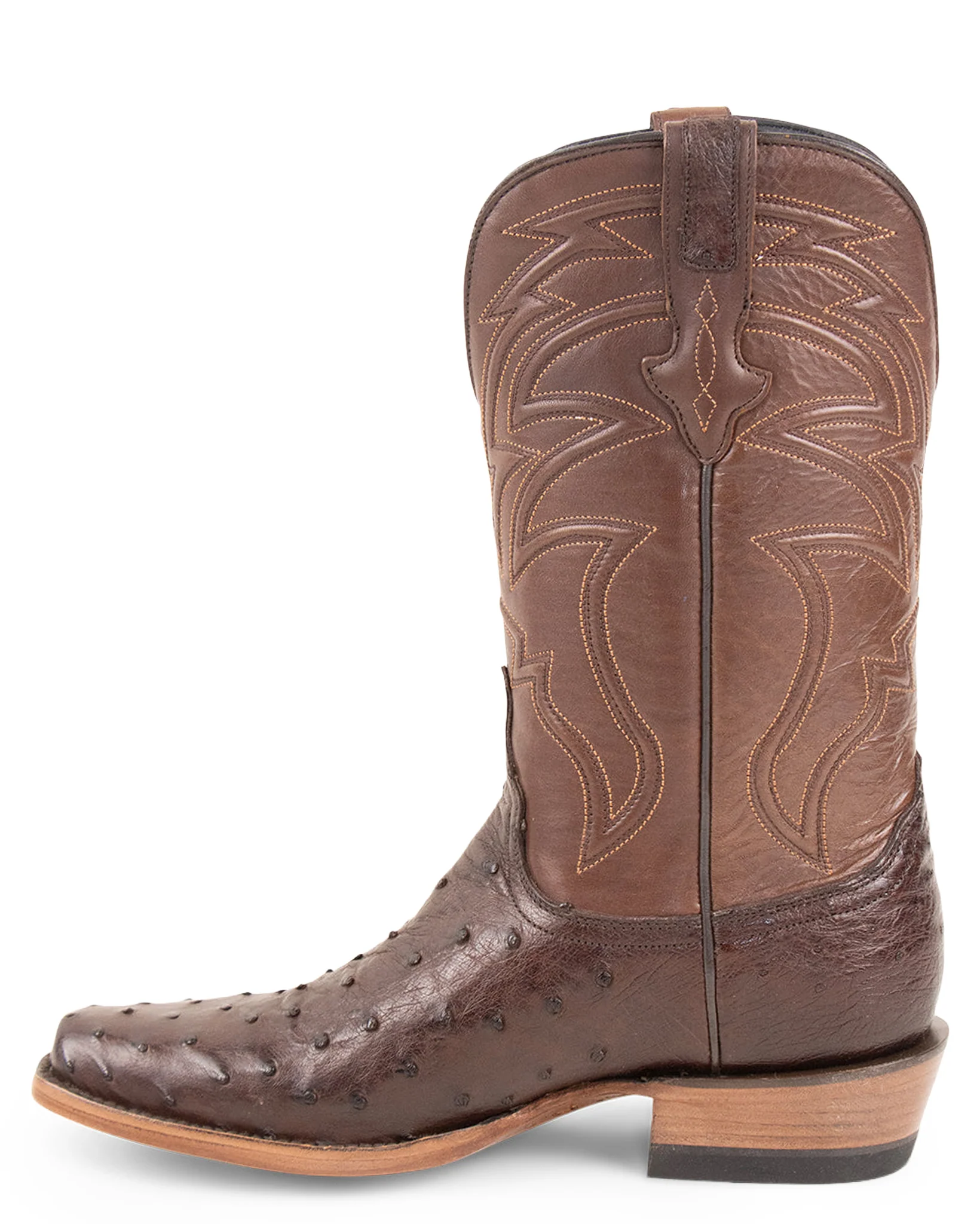 Men's Brown Exotic Western Boots - Image 3