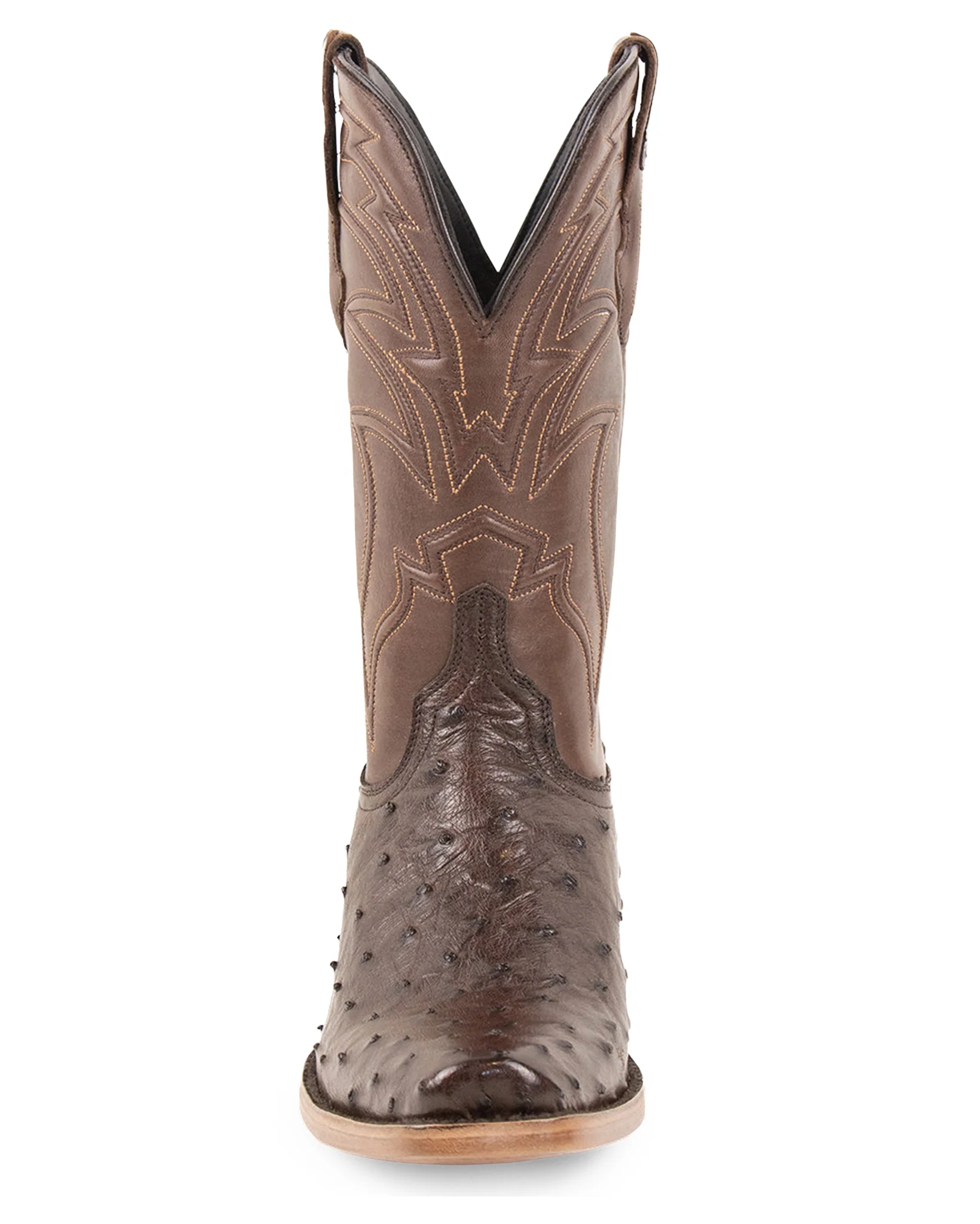 Men's Brown Exotic Western Boots - Image 4