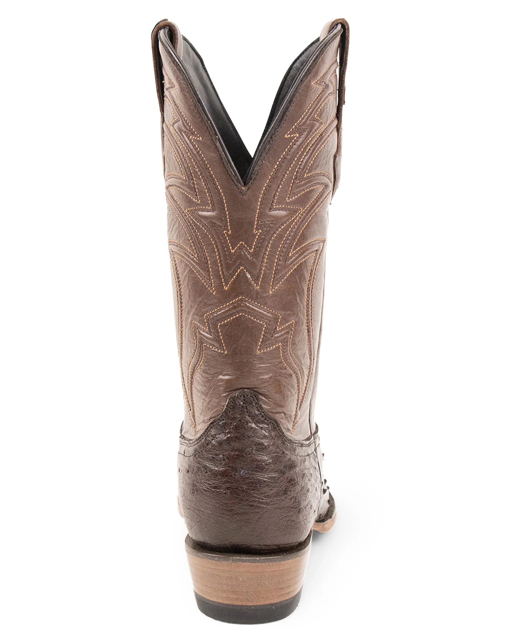 Men's Brown Exotic Western Boots - Image 5