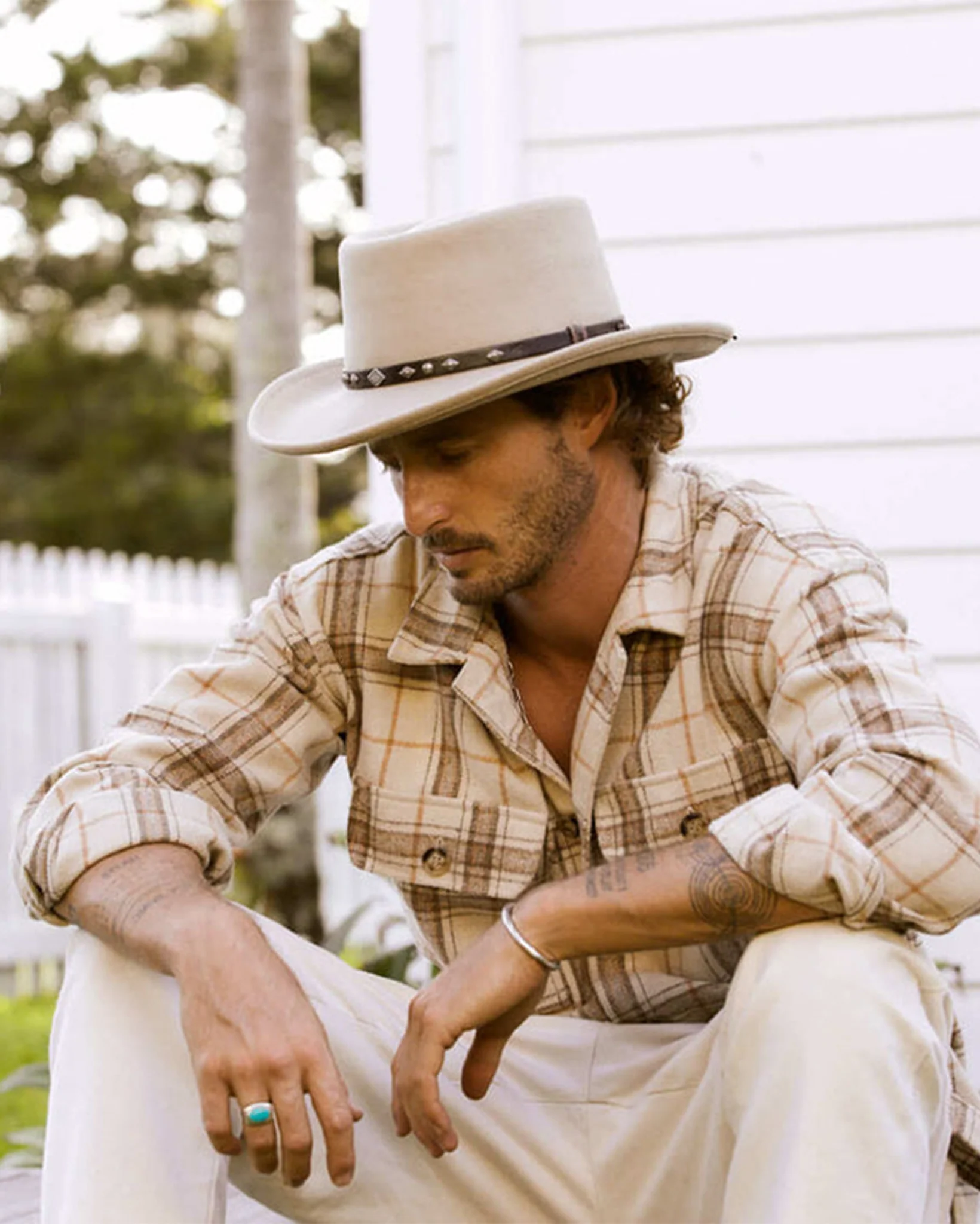 Quincy Waterproof Wool Gambler Hat - Image 4