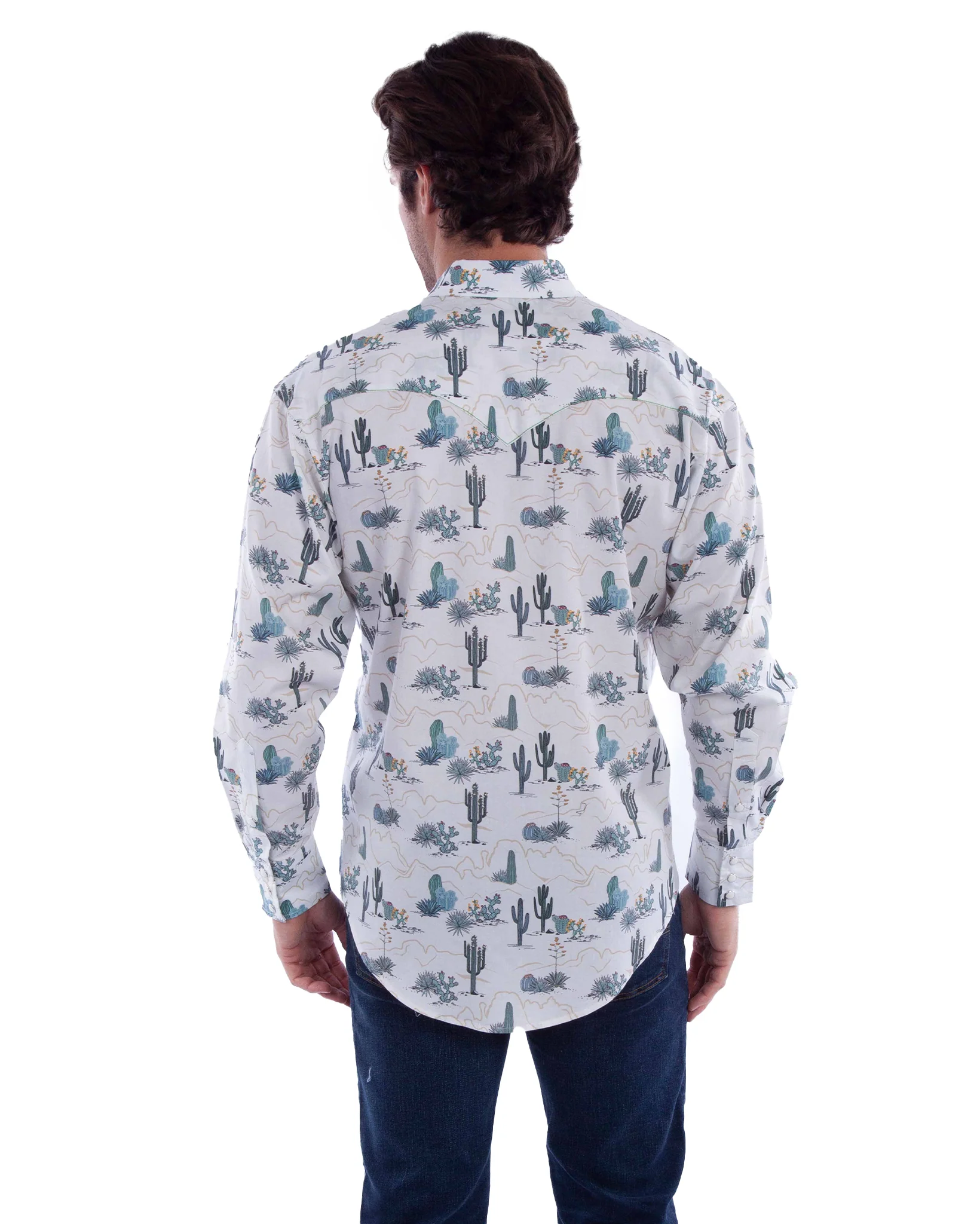Men's Cactus Print Shirt - Image 2
