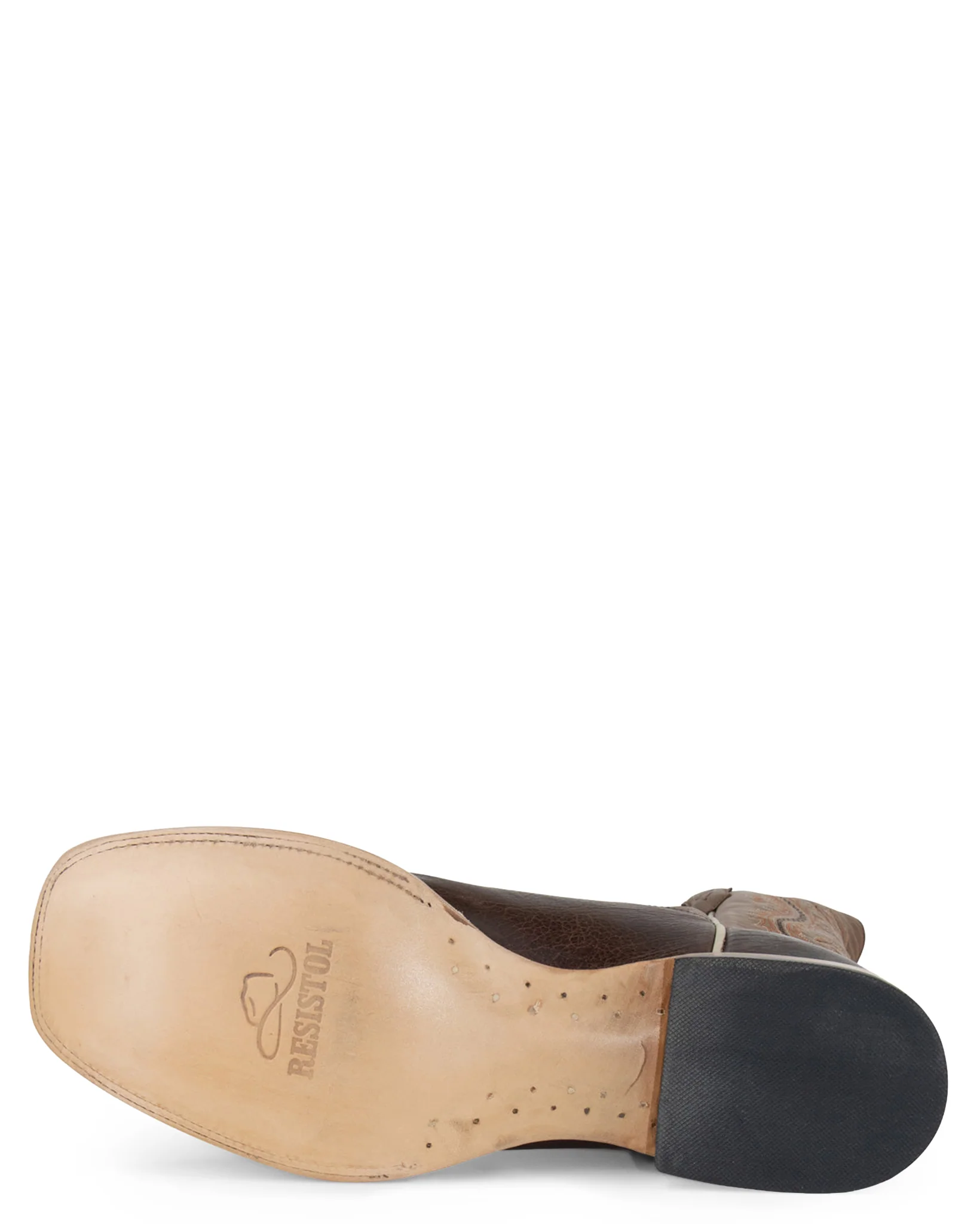 Men's Chocolate Bison Western Boots - Image 7