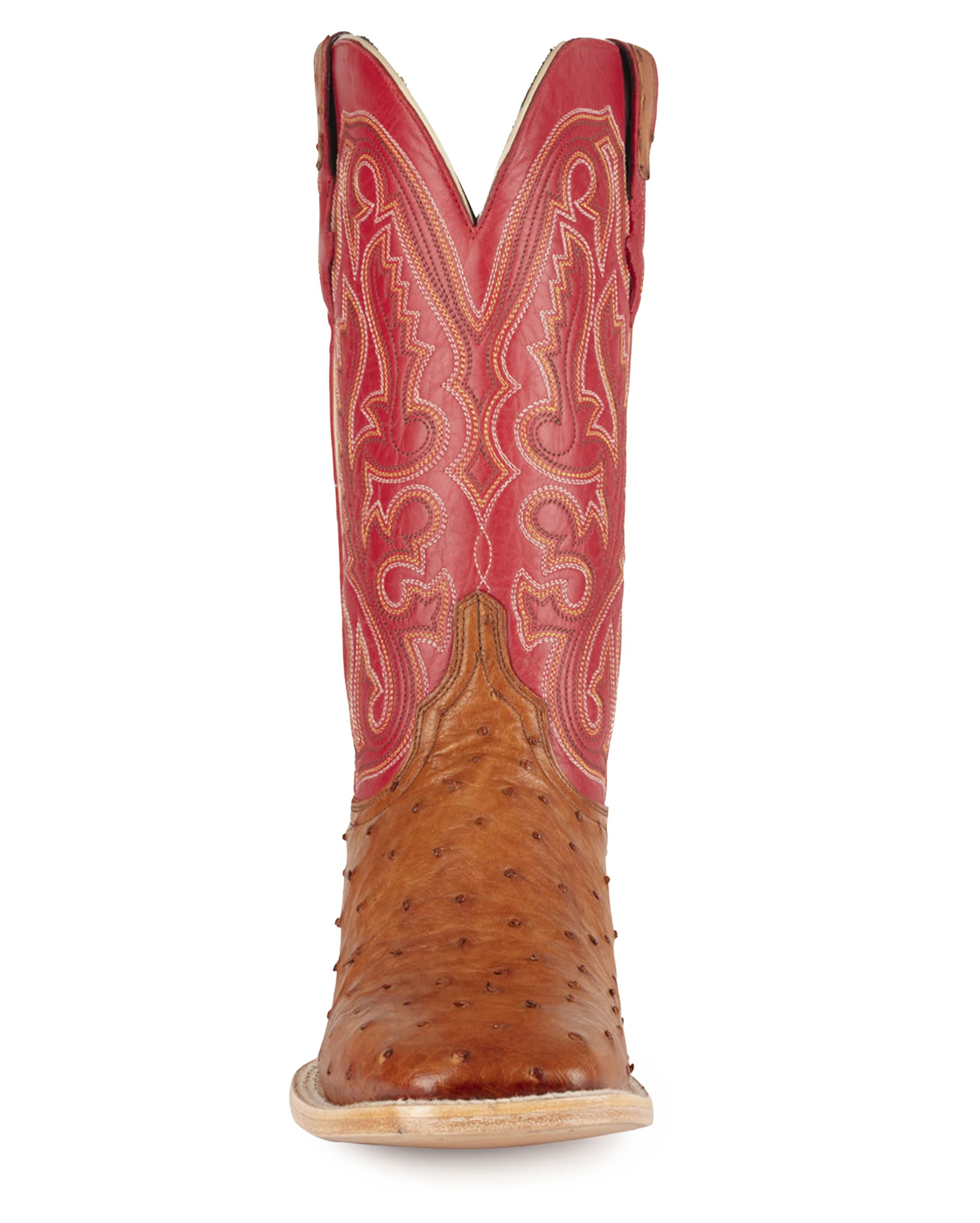Men's Cognac Exotic Western Boots - Image 4