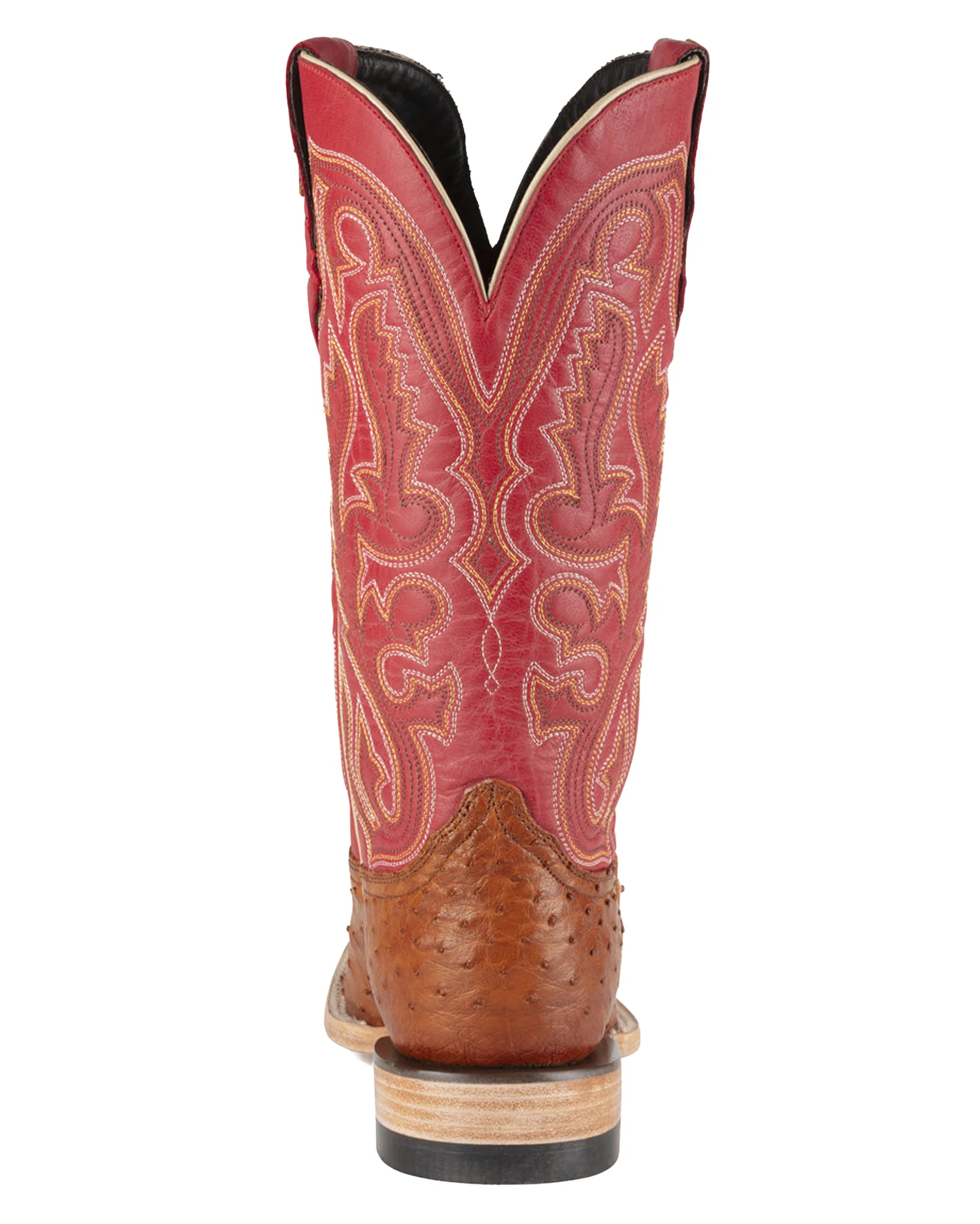 Men's Cognac Exotic Western Boots - Image 5