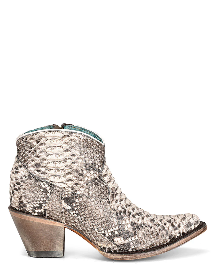 Women's Natural Western Booties - Image 4