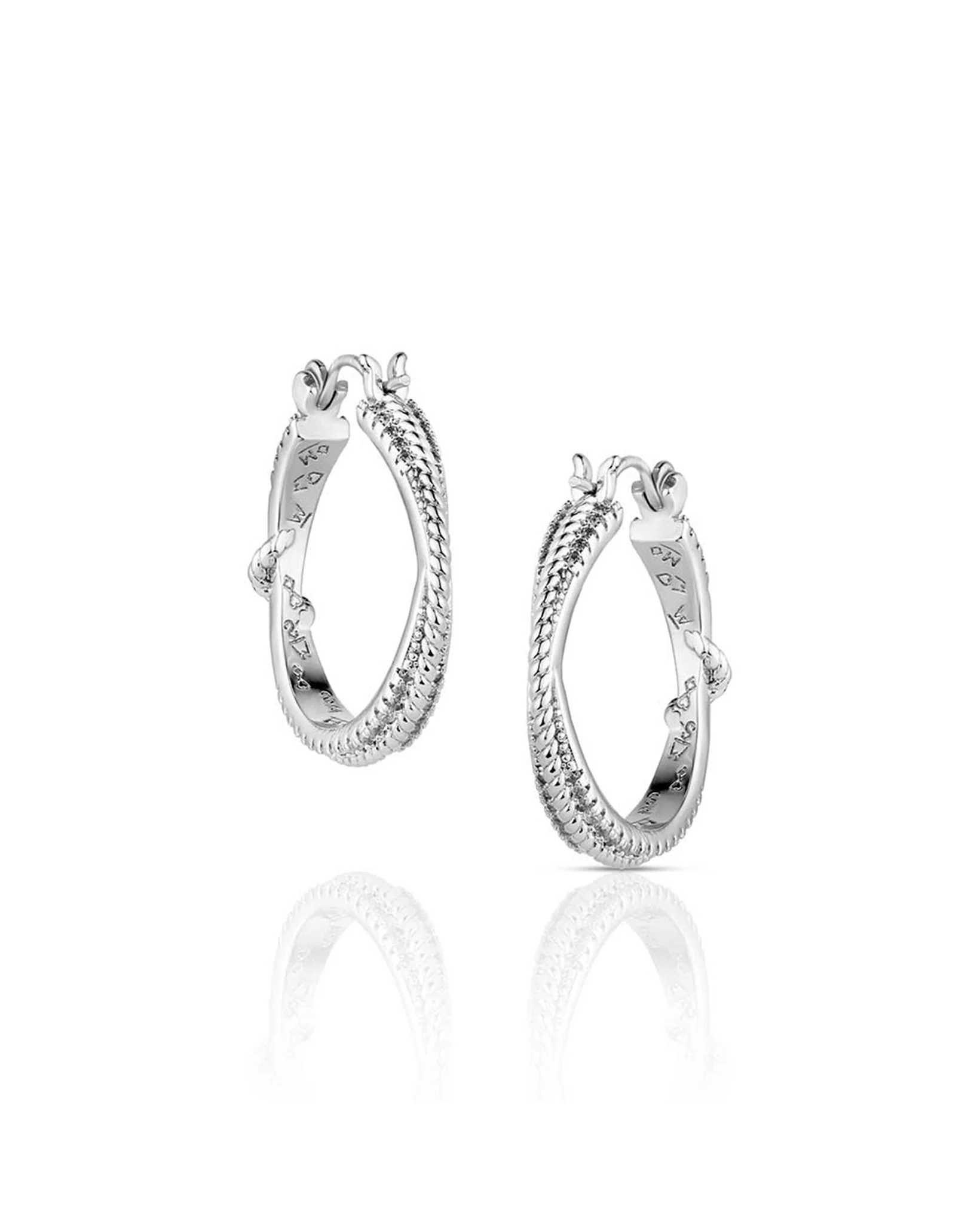 Cowgirl Ice Hoop Earrings - Er6386