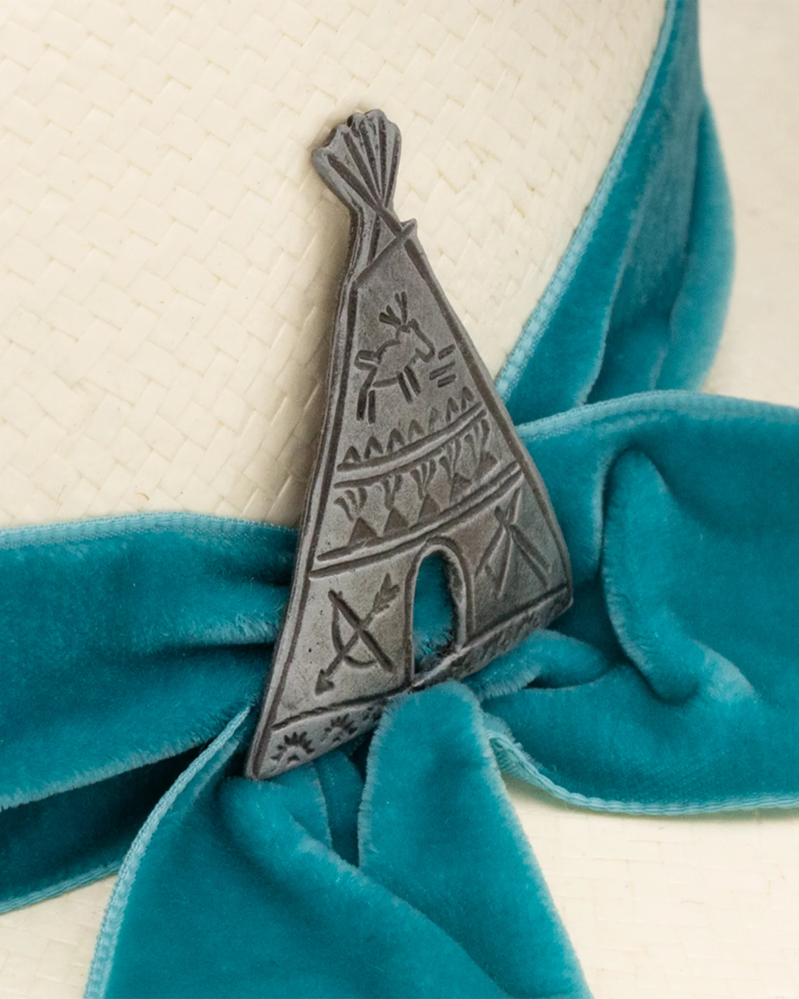 Old Apache Straw Hat - Image 7