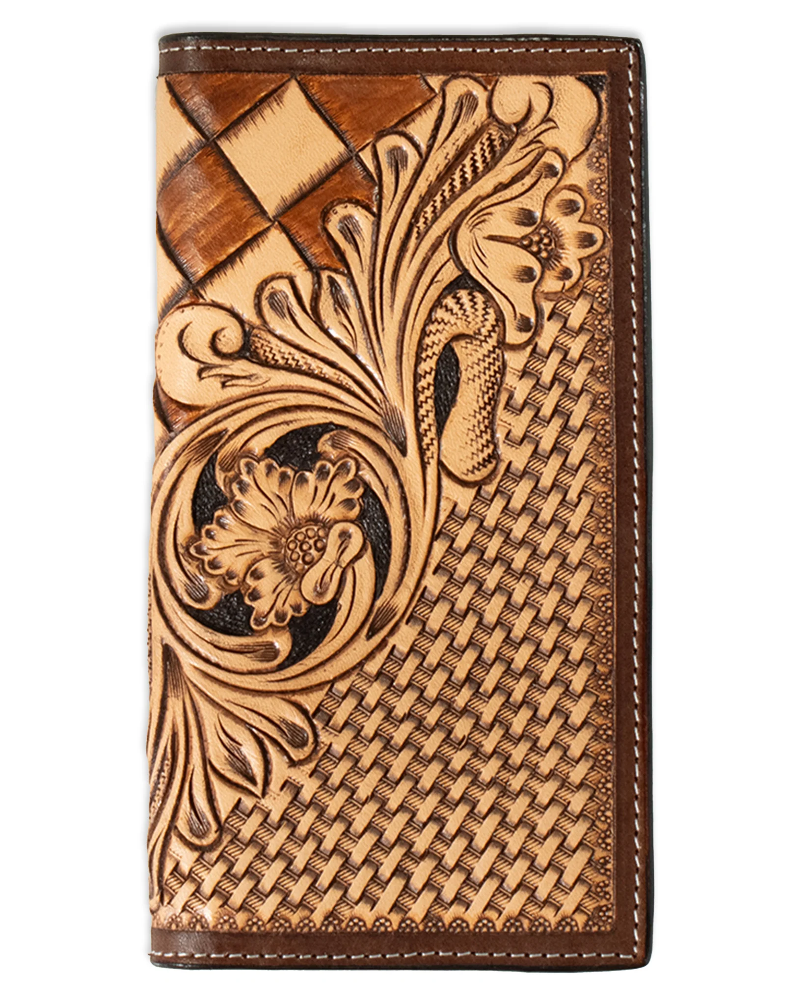 Hand Tooled Rodeo Wallet