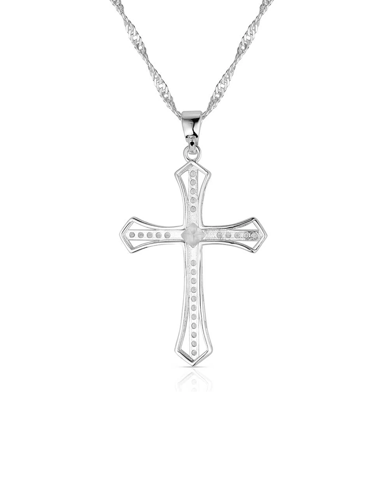 Desert Radiance Cross Necklace - Nc6474 - Image 2