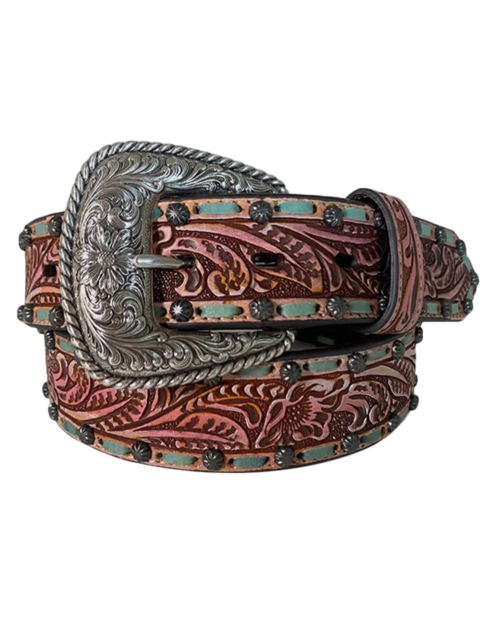 Women's Distressed Leather Belt