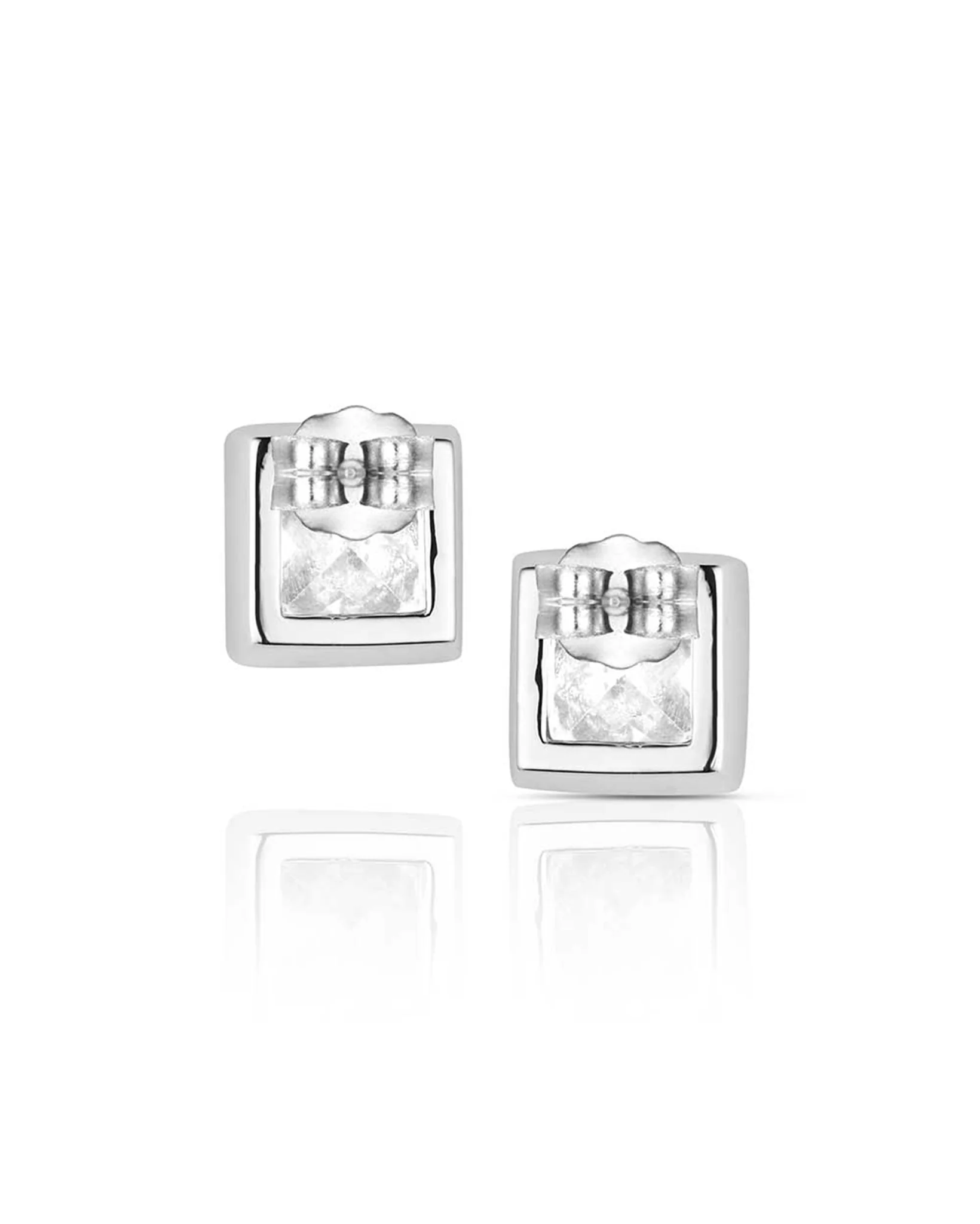 Engraved Elegance Post Earrings - Er6457 - Image 2