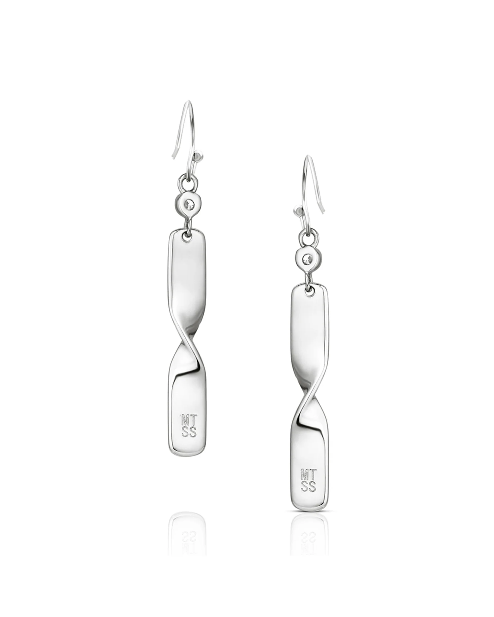 Flatland Twister Dangle Earrings - Er6462 - Image 3