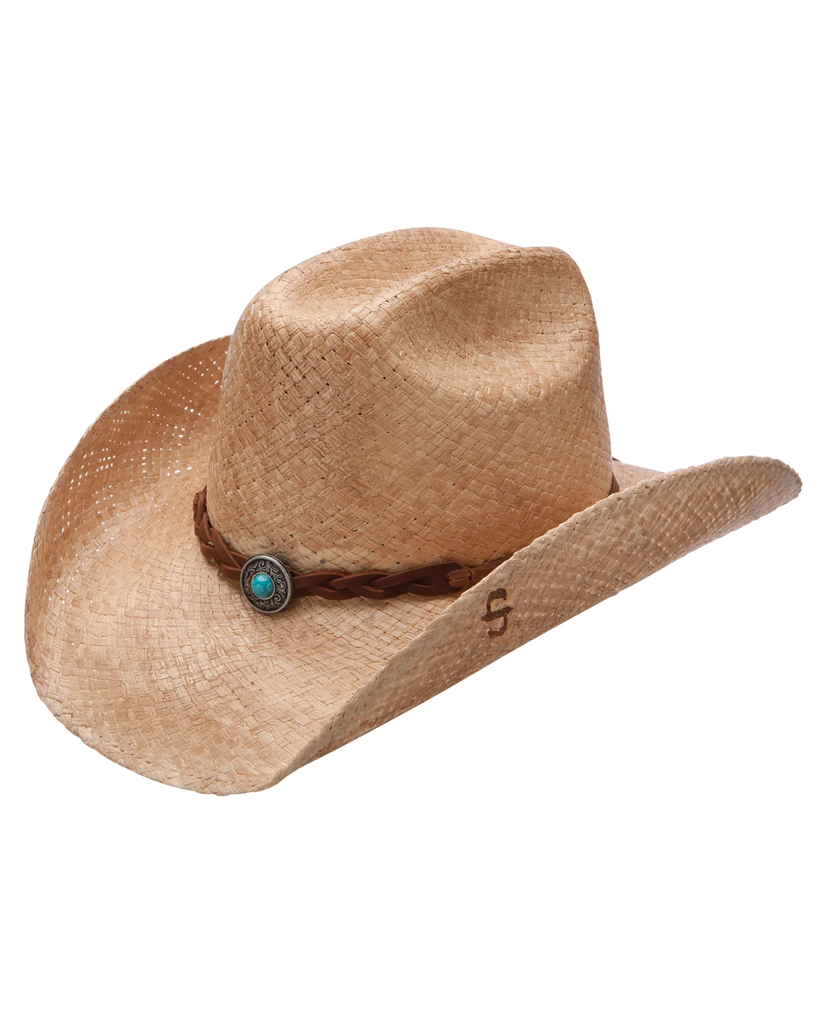 Flatrock Jute Straw Western Hat