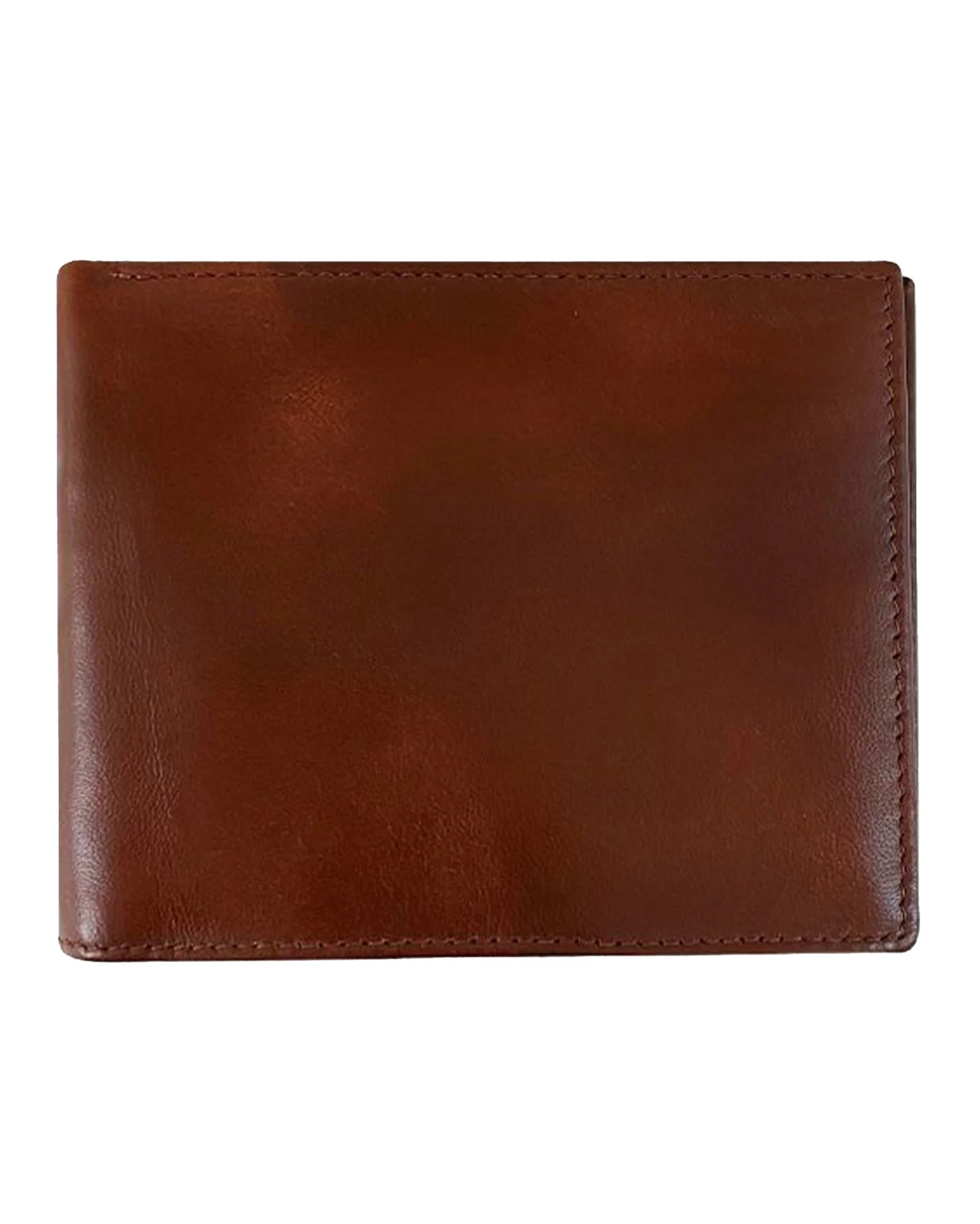 Genuine Leather Bi Fold Pass Case Wallet