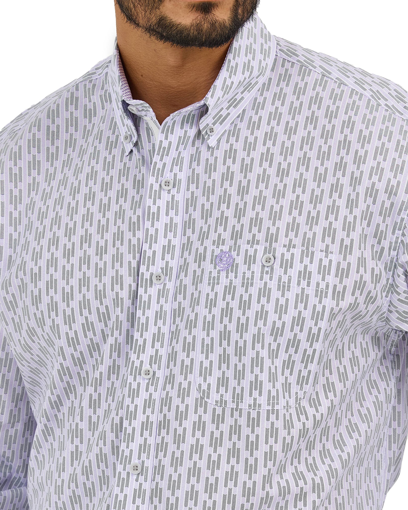 Men's George Strait Print Western Shirt - Image 3
