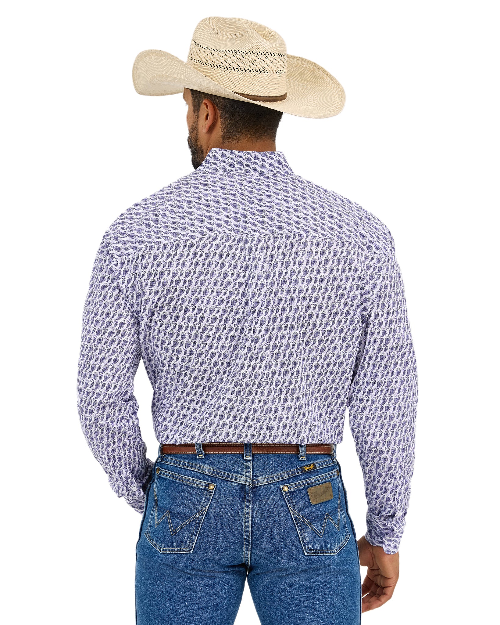 Men's George Strait Print Western Shirt - Image 2