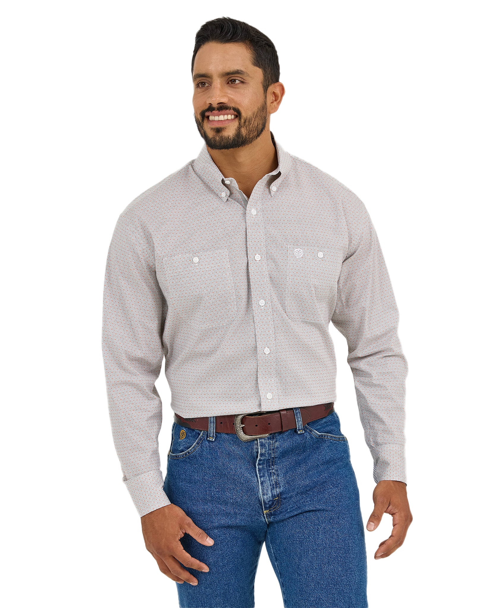 Men's Two Pocket Western Shirt