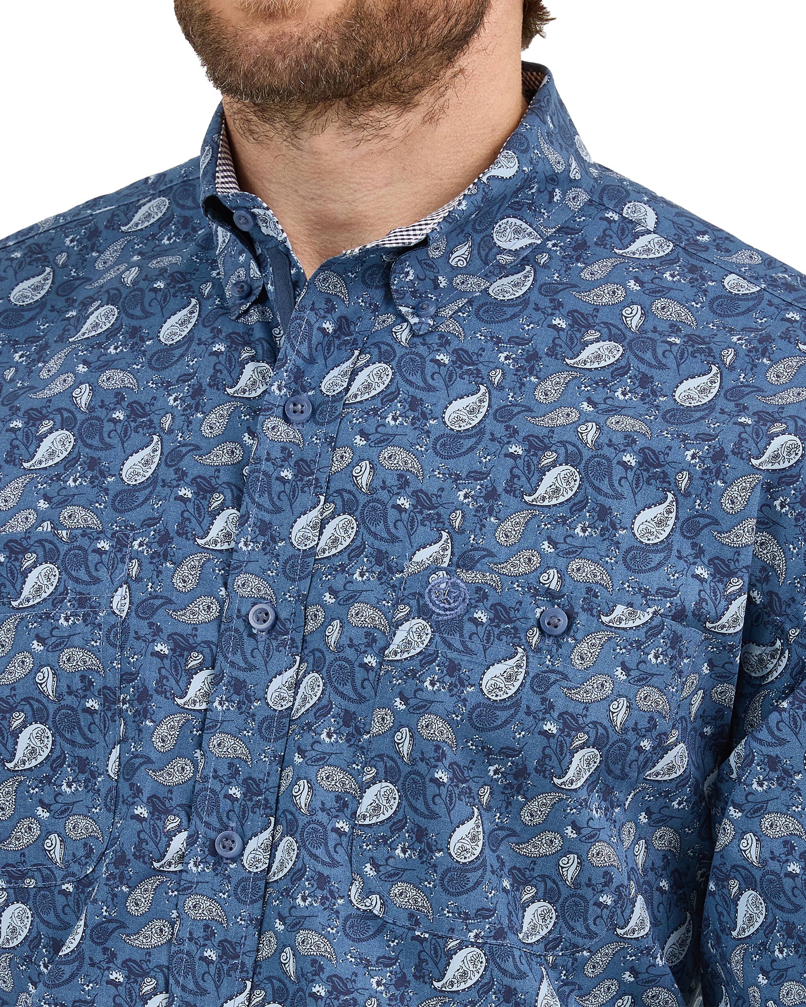 Men's George Strait Print Western Shirt - Image 3