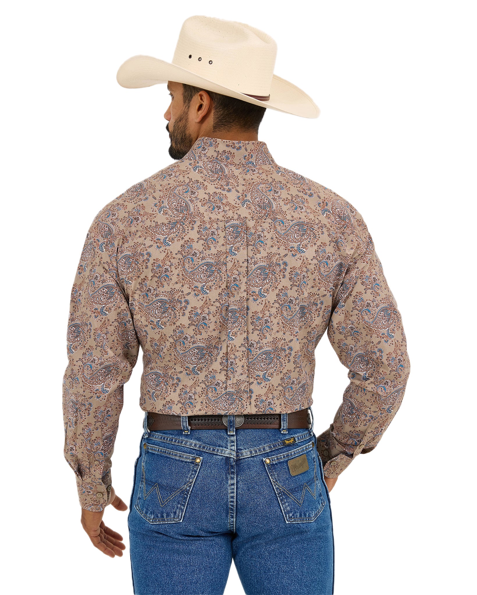 Men's George Strait Paisley Western Shirt - Image 2