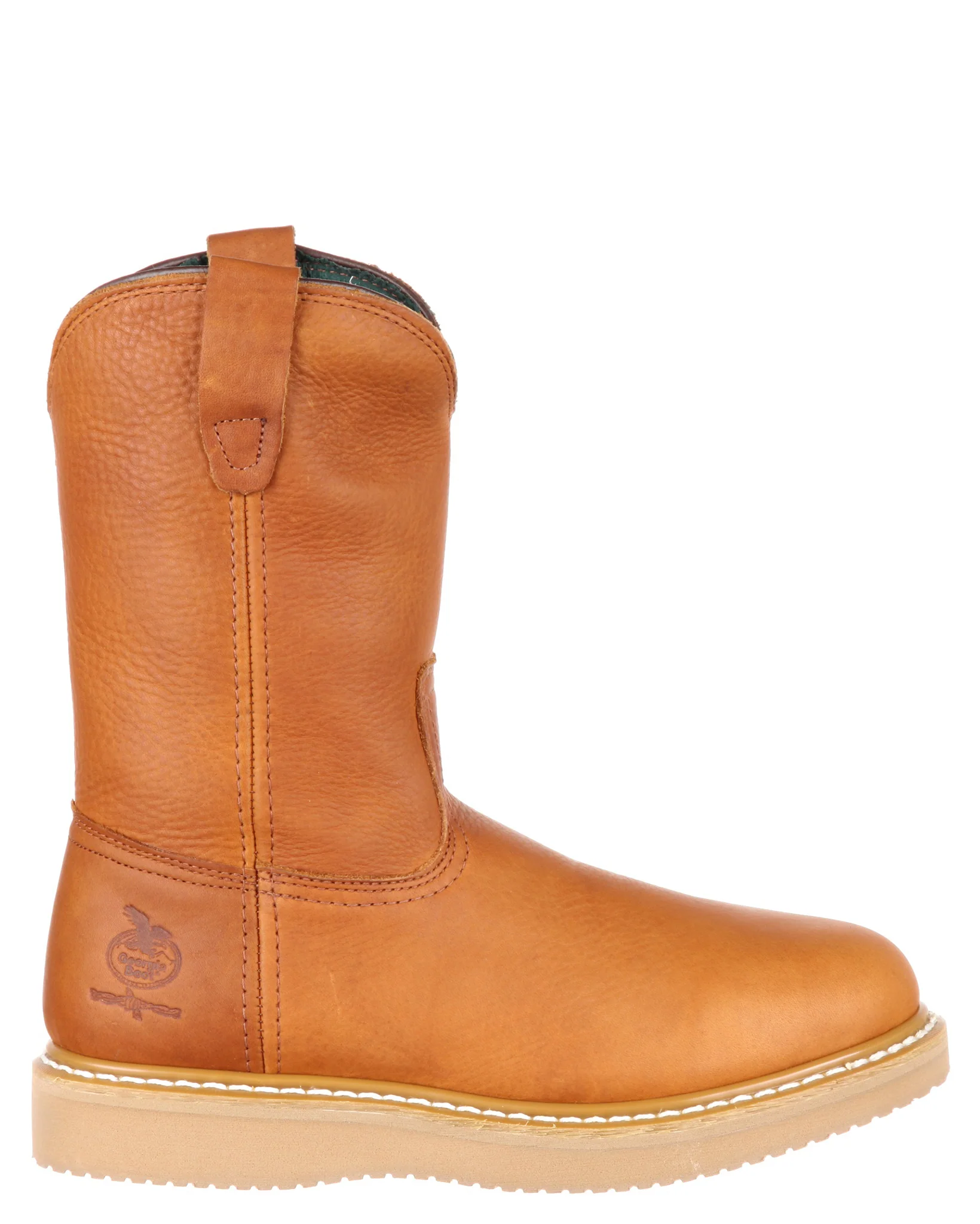 Men's Wedge Steel Toe Pull On Work Boots - Image 2