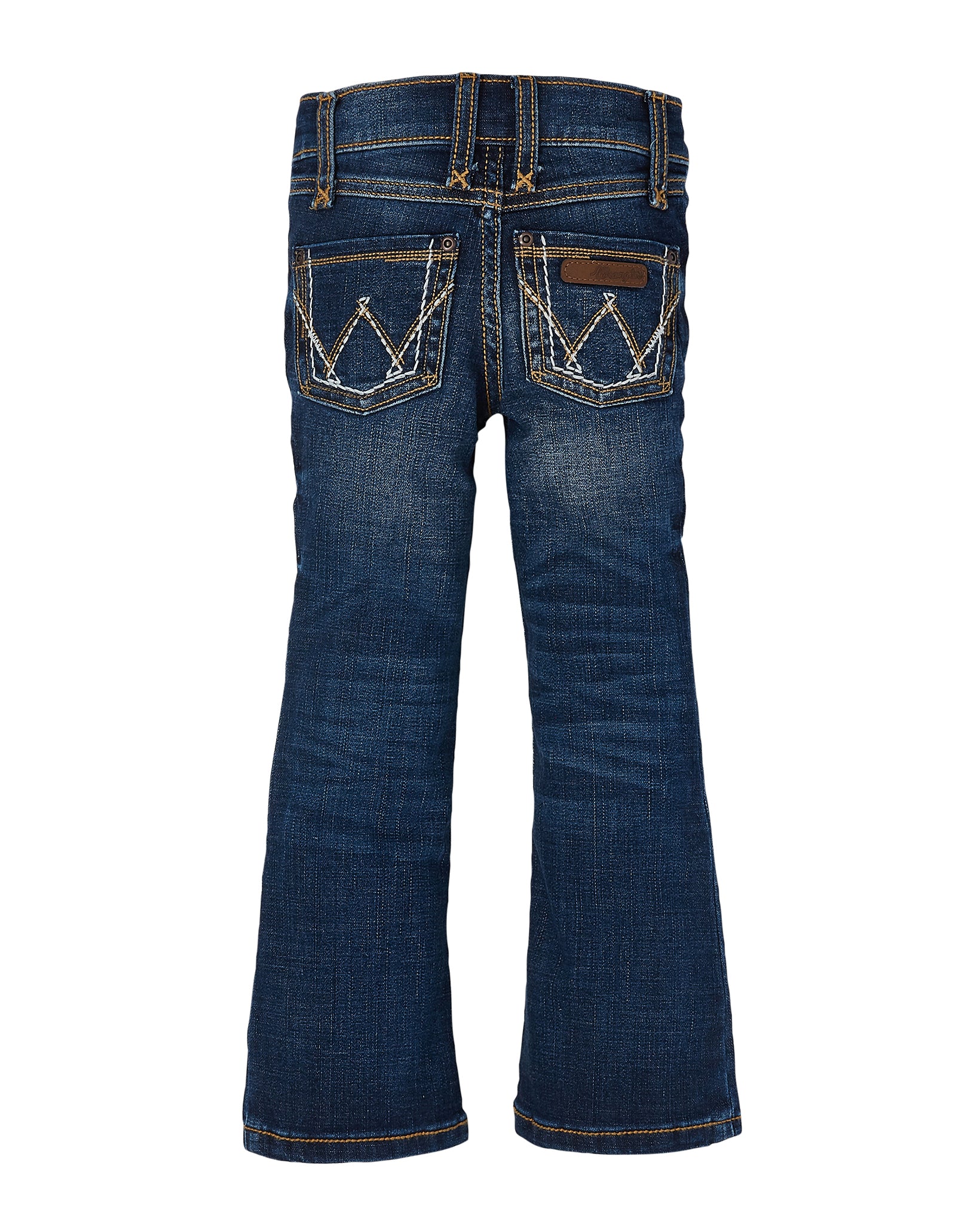 Girls' Stitch Patch Boot Cut Jeans - Image 2