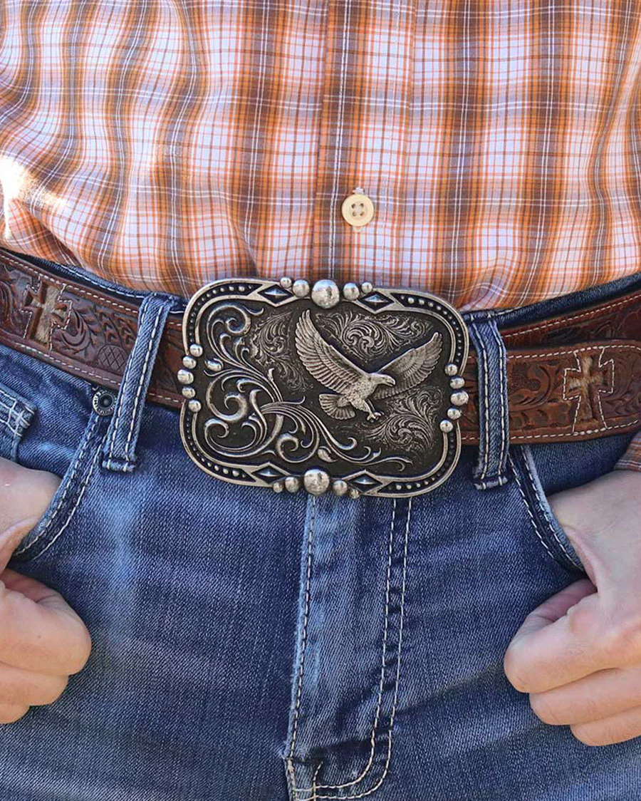 Gunmetal Soaring Eagle Buckle - Image 2