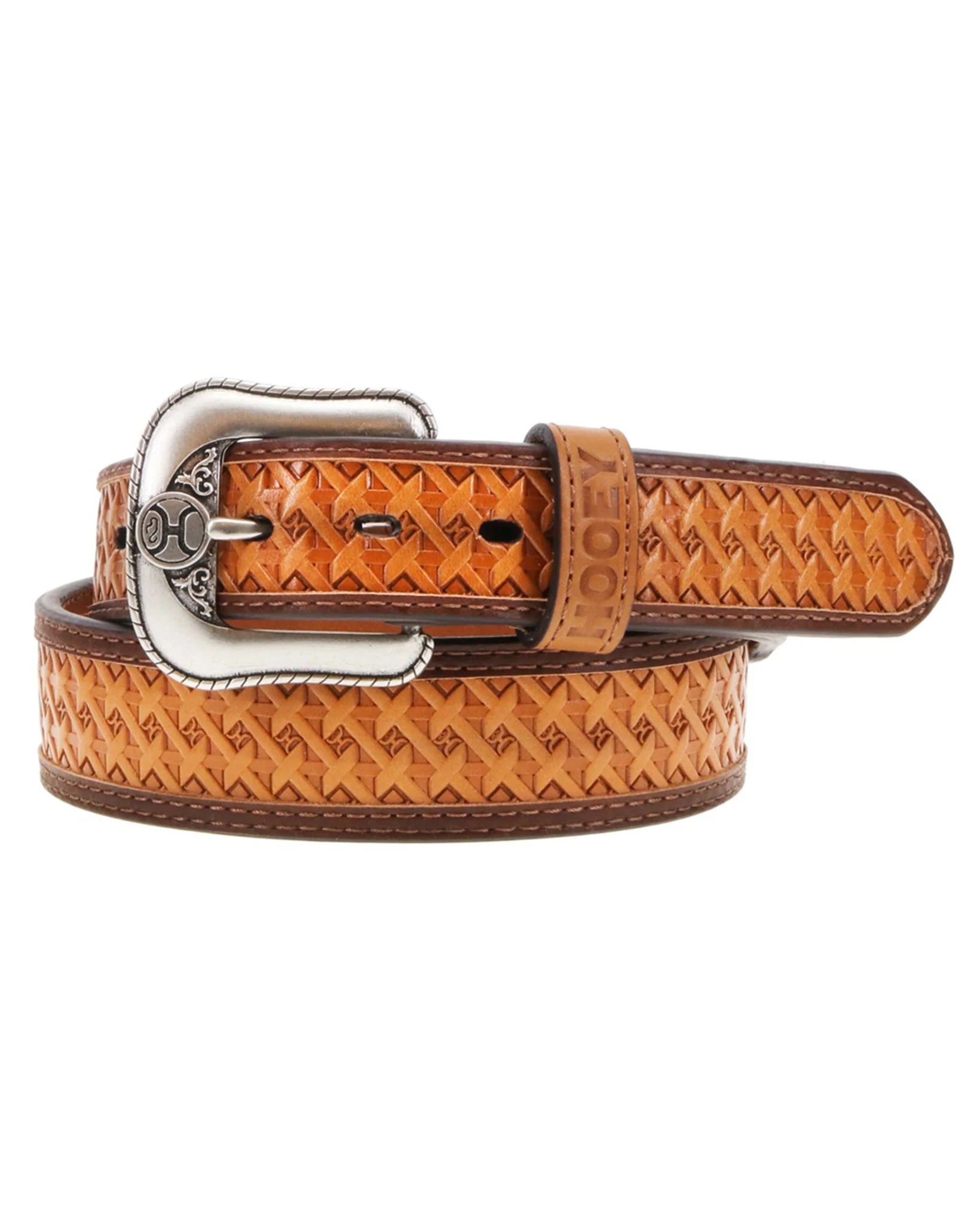 Men's Hands-Up Basket Weave Classic Belt