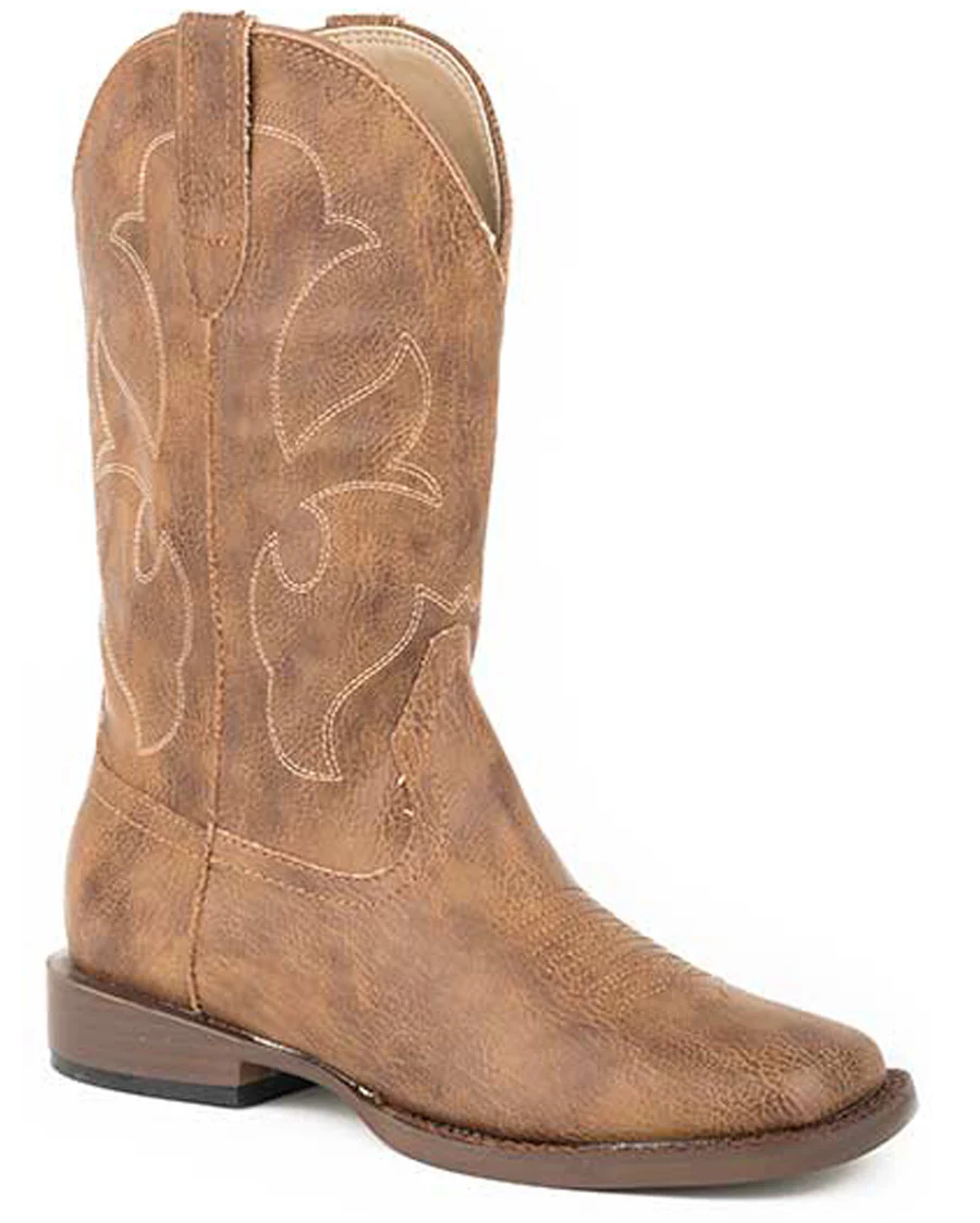 Kids' Cole Tumbled Faux Leather Boots