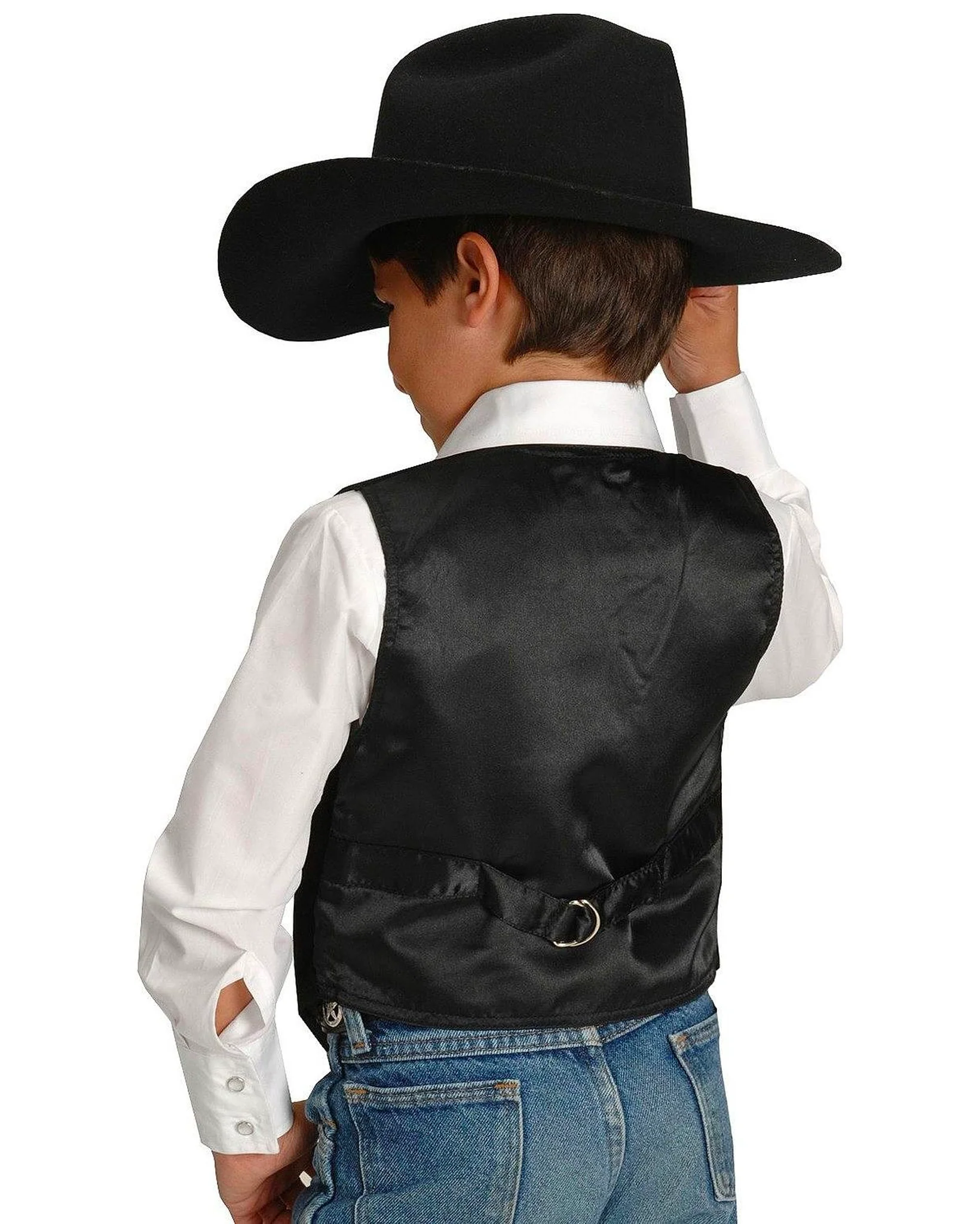 Kids' Cow Suede Vest - Image 2