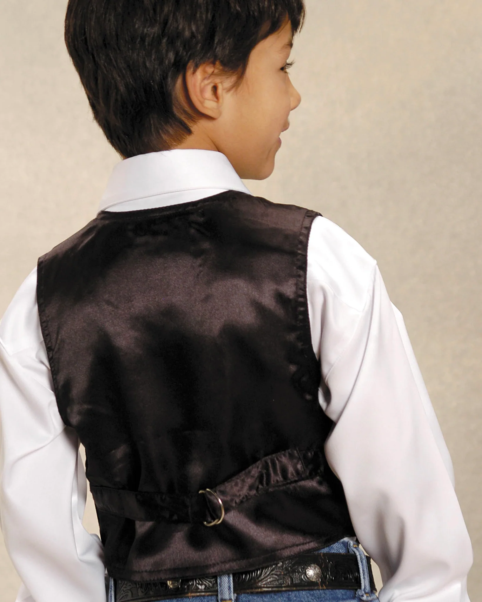 Kids' Cow Suede Vest - Image 4
