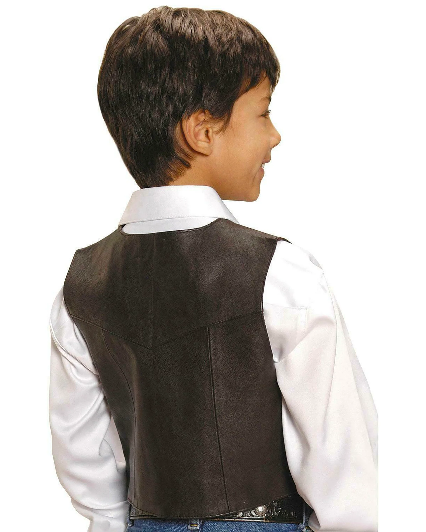 Kids' Lamb Skin Vest - Image 2