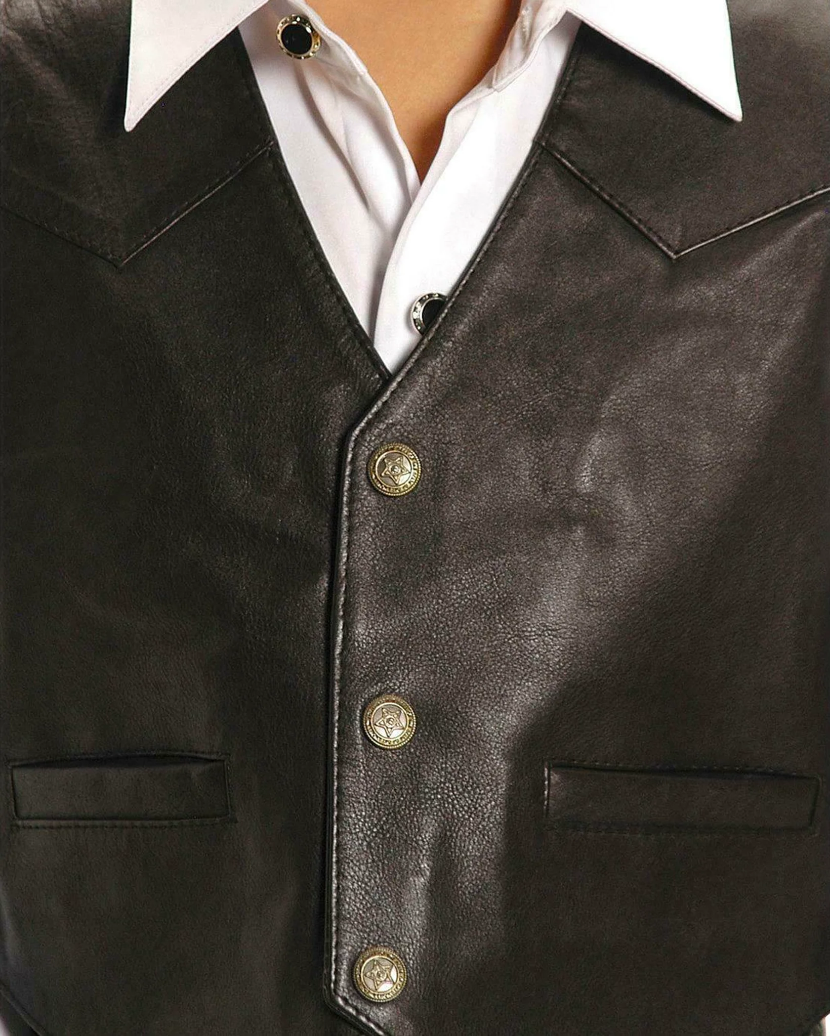 Kids' Lamb Skin Vest - Image 3