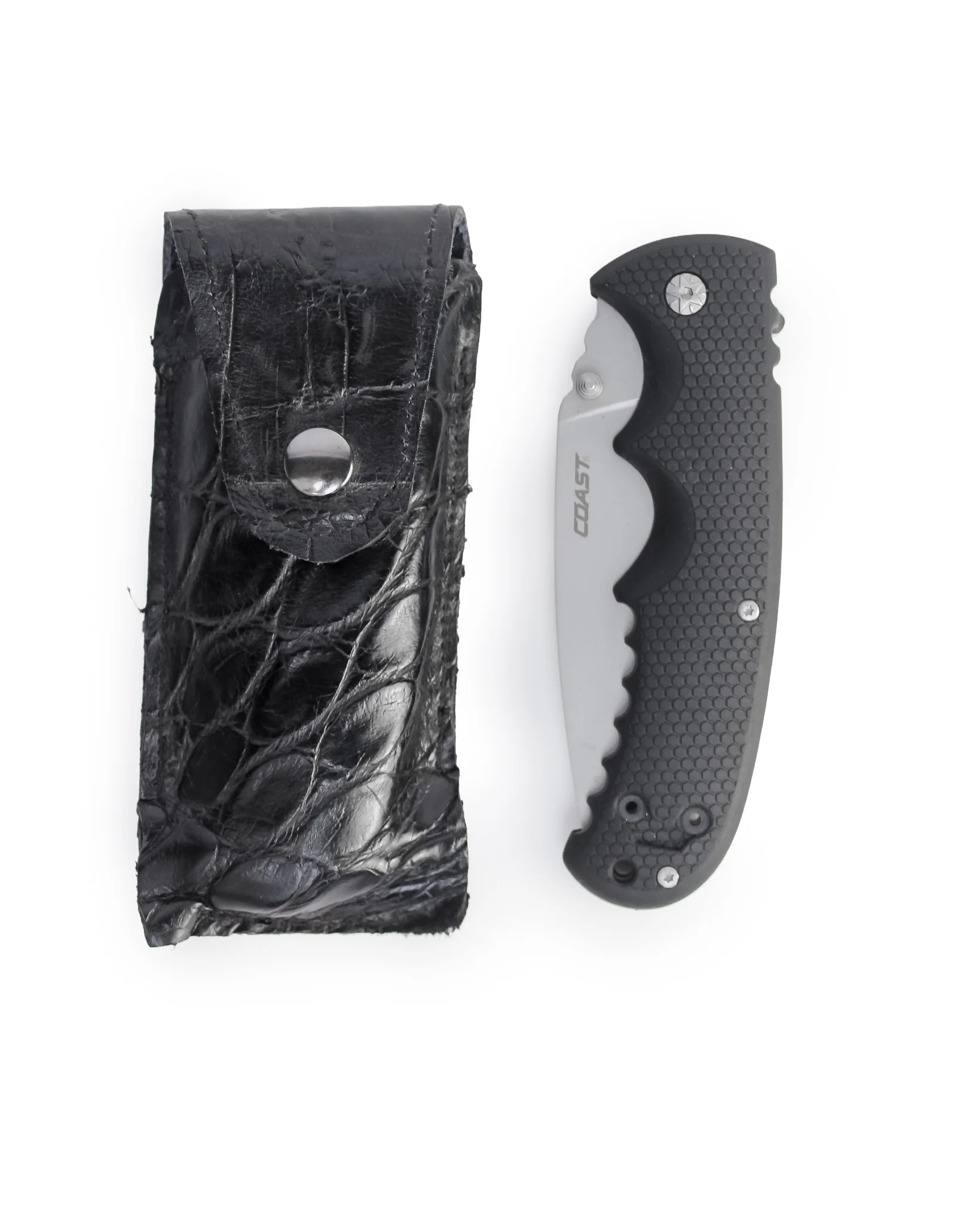 Alligator Knife & Holster - Black