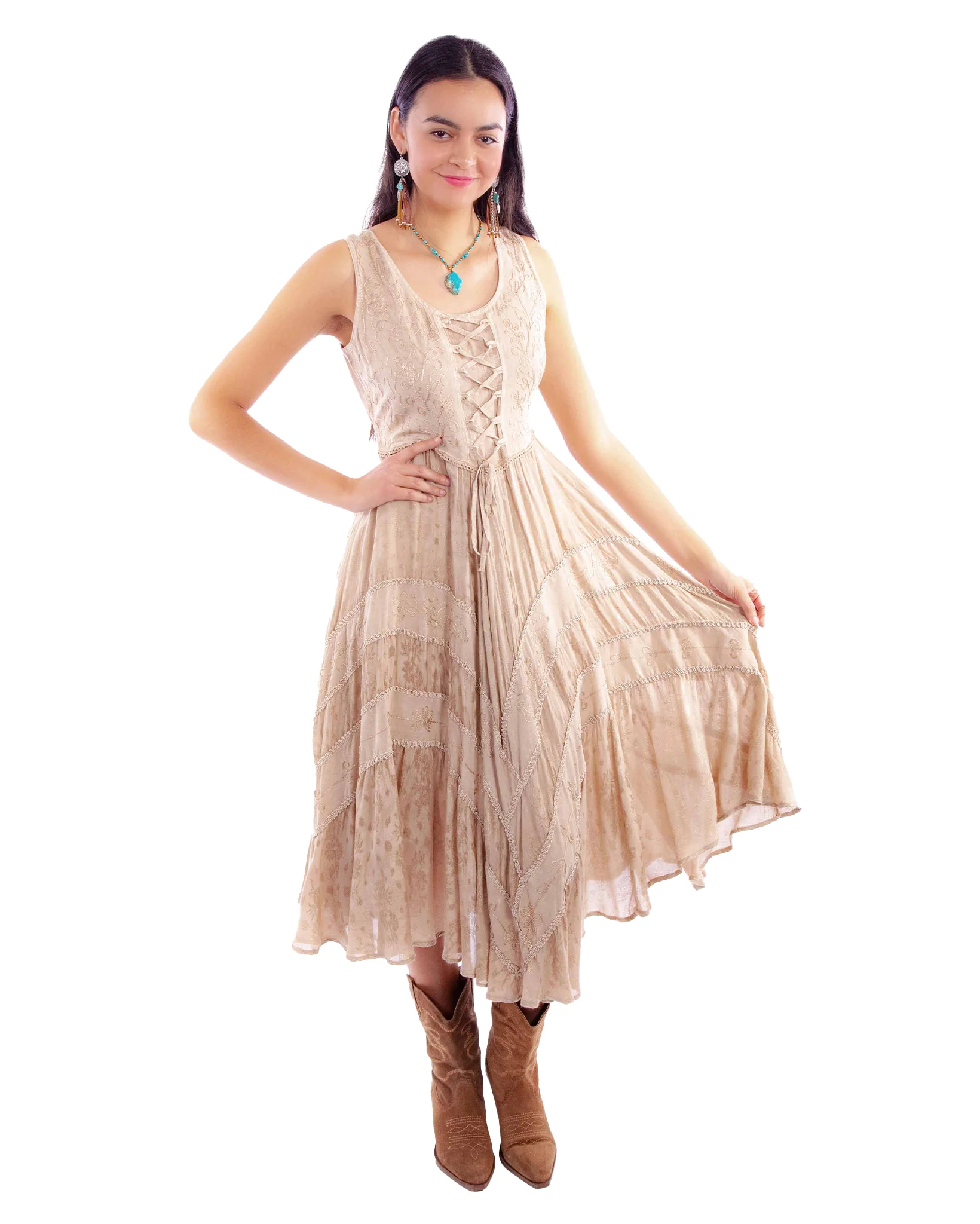 Women's Lace Front Dress