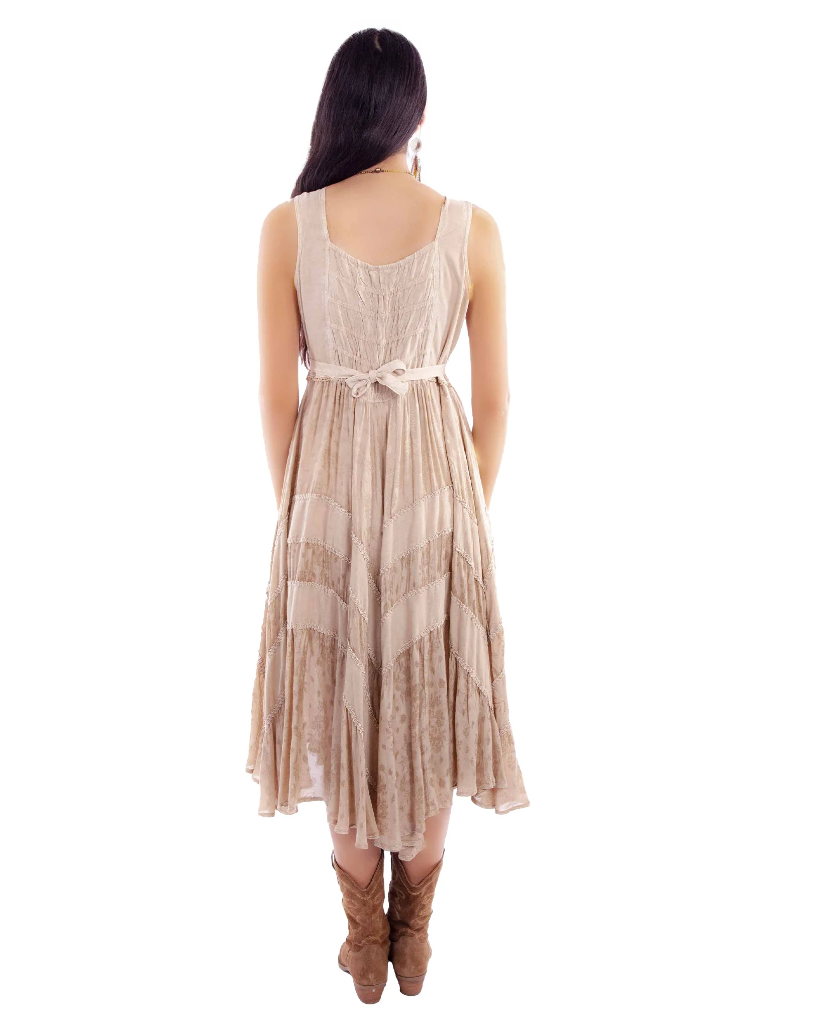 Women's Lace Front Dress - Image 2