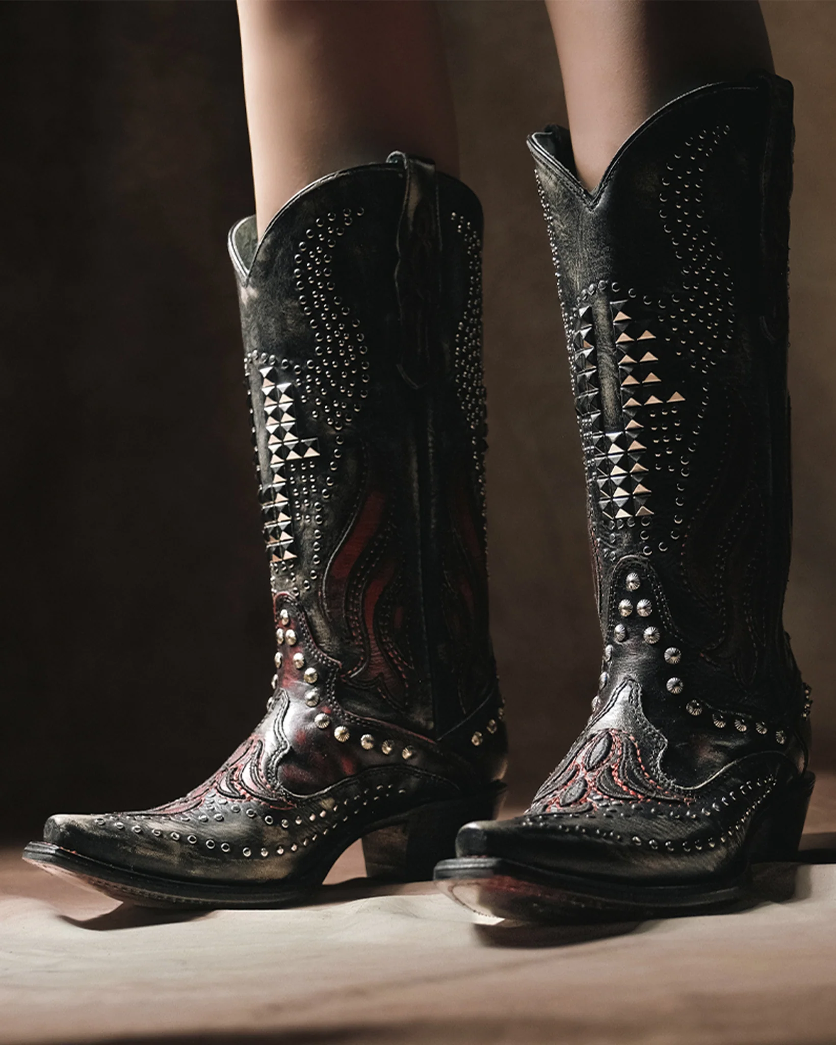 Women's Bull Skull Western Boots - Image 2