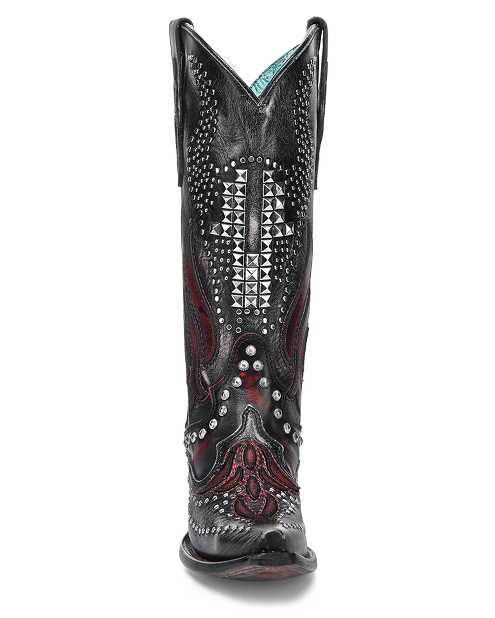 Women's Bull Skull Western Boots - Image 4
