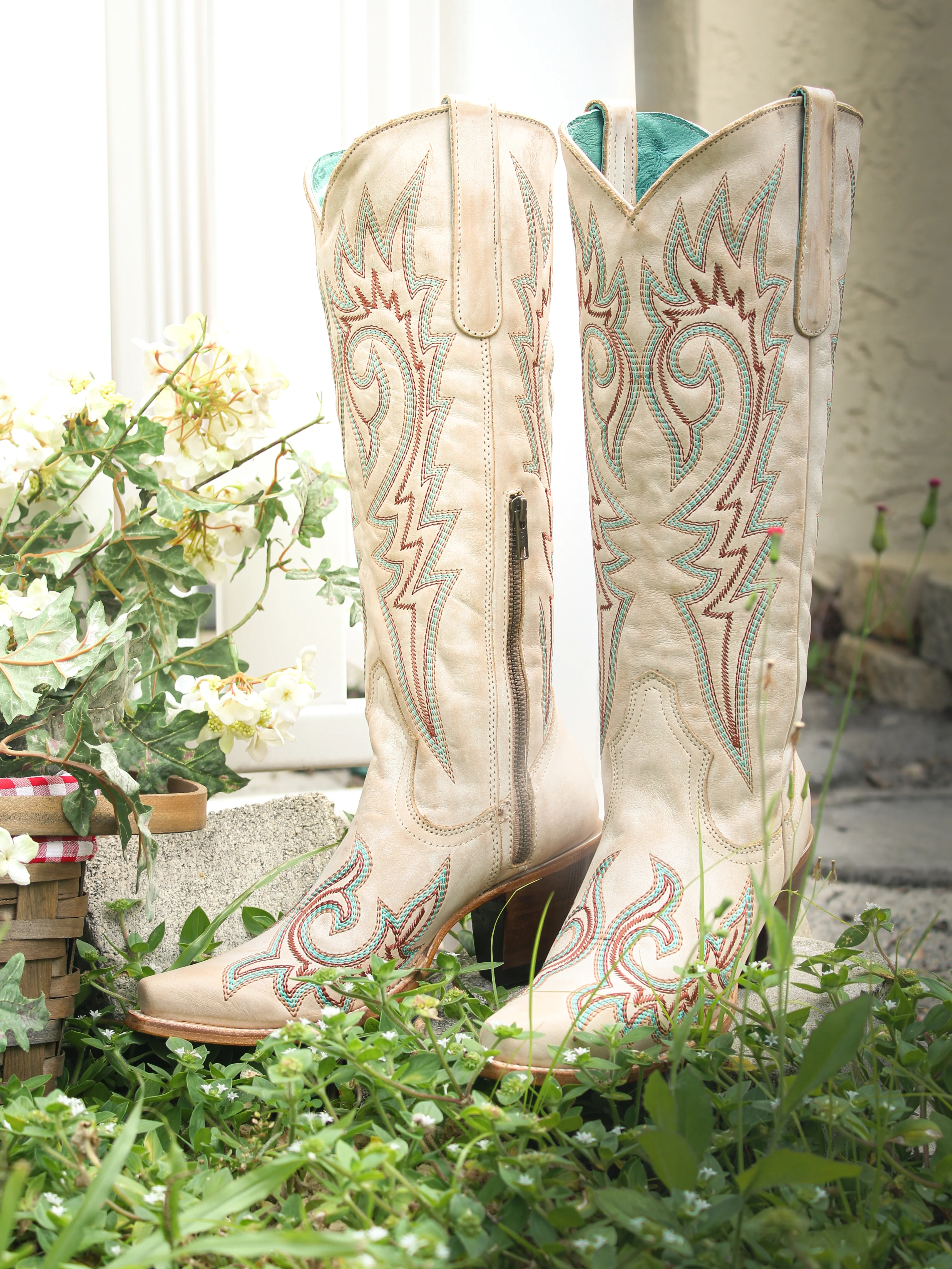 Women's Embroidered Western Boots - Image 2