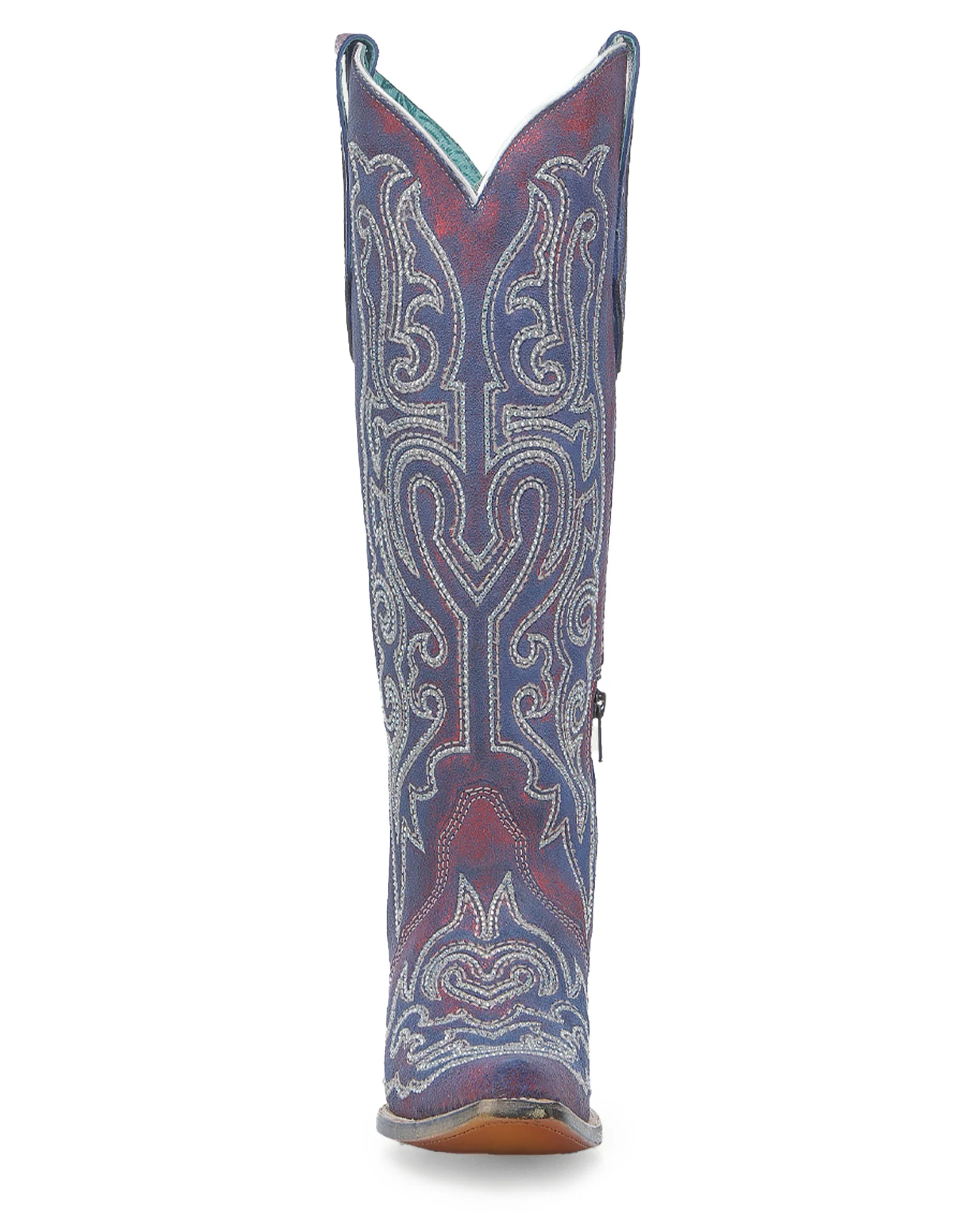Women's Chameleon & Embroidery Tall Top Boots - Image 5