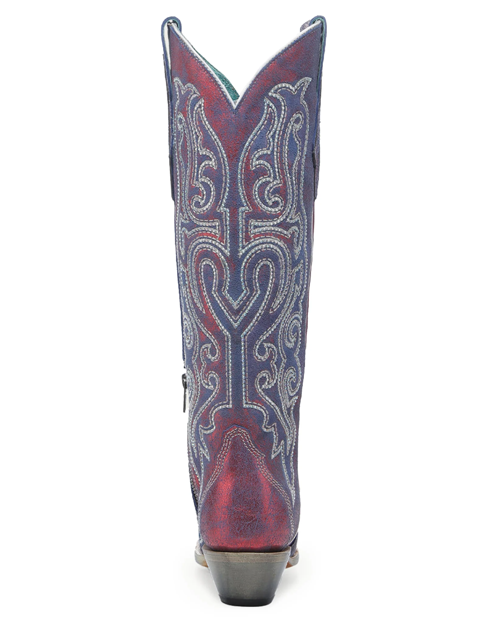 Women's Chameleon & Embroidery Tall Top Boots - Image 6