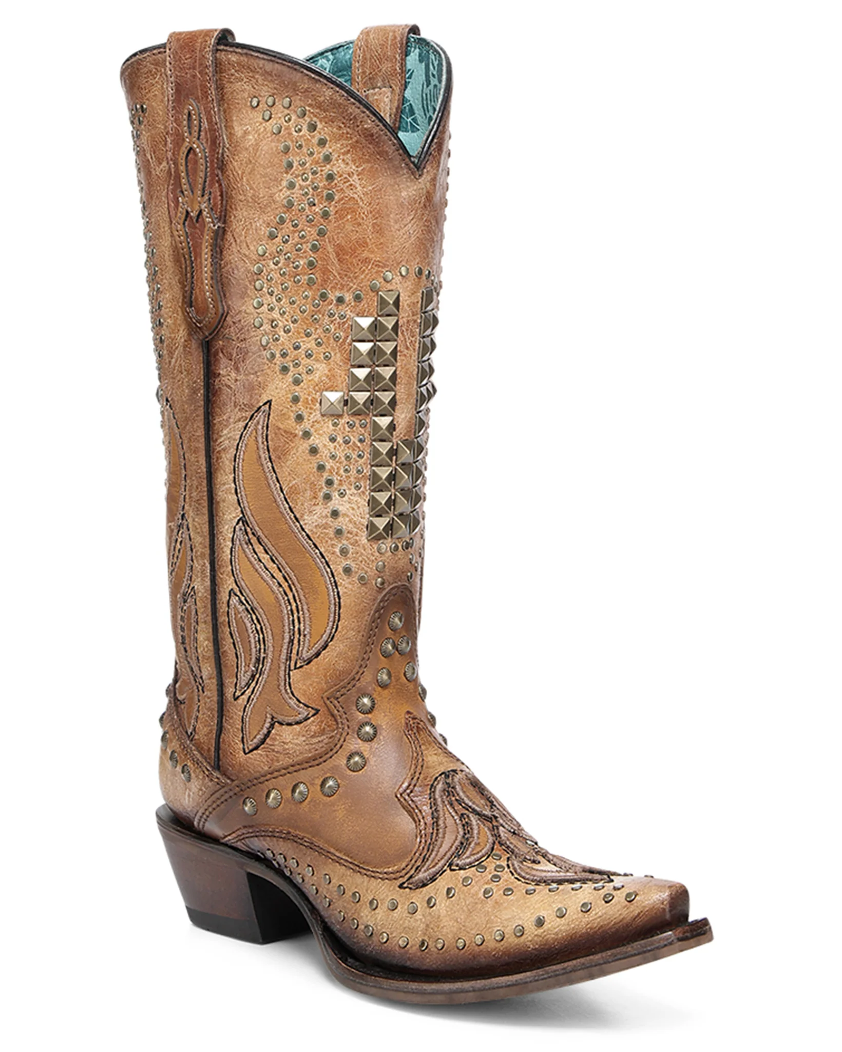 Women's Bull Skull Western Boots