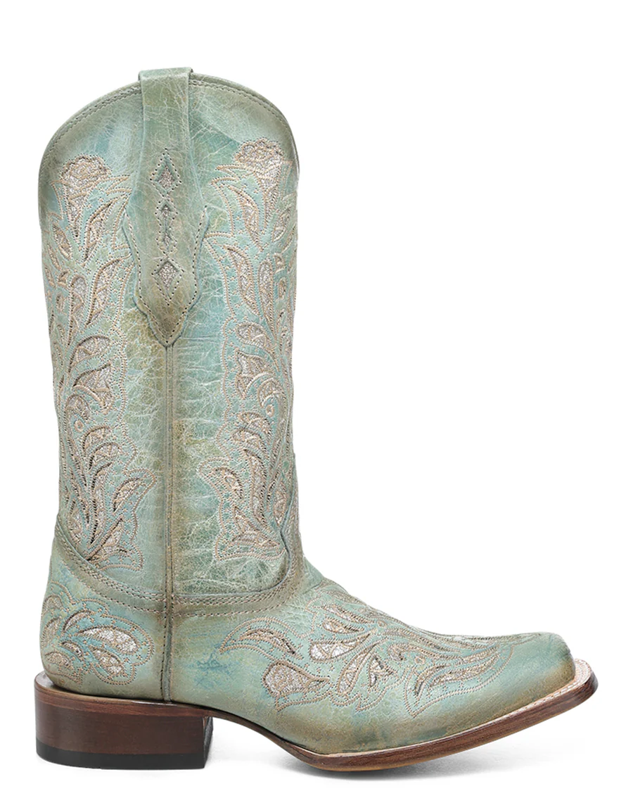 Women's Glitter Inlay Western Boots - A4880 - Image 2
