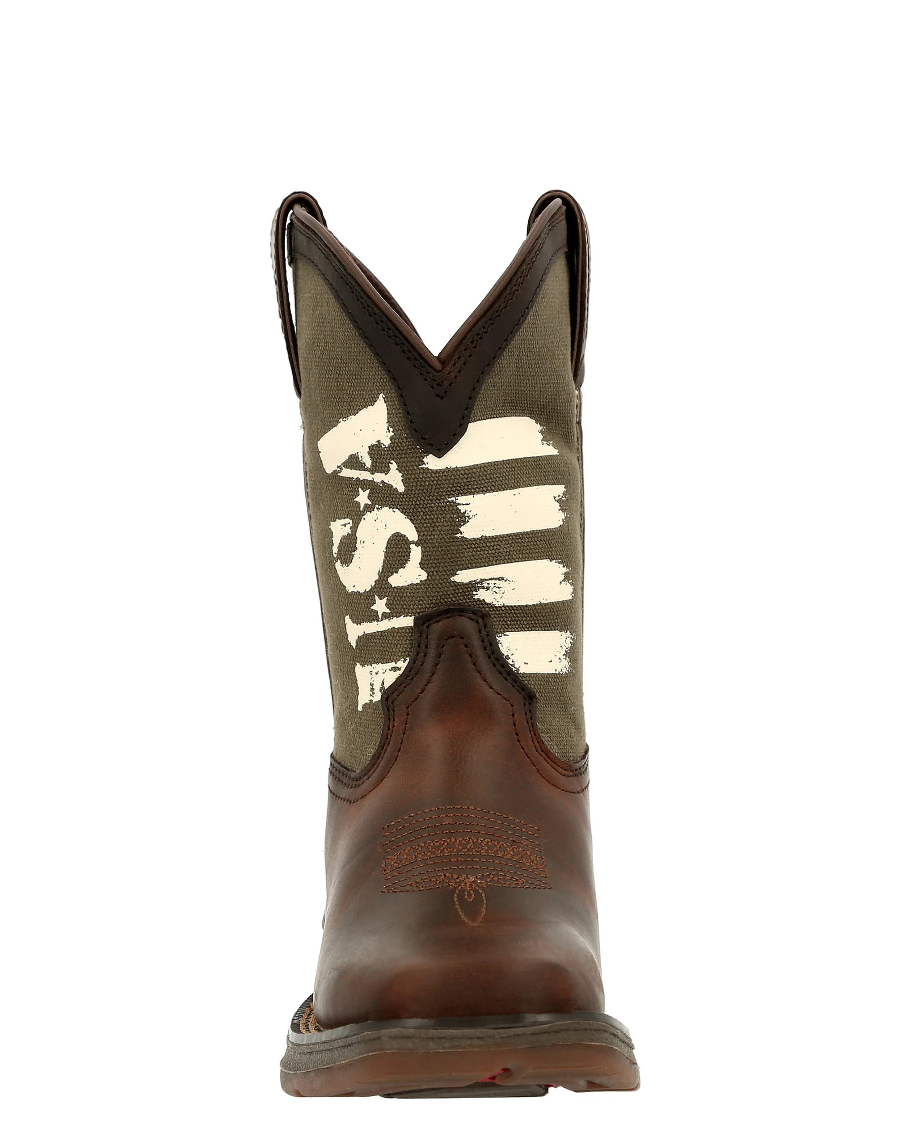 Little Kids' Lil' Rebel™ Army Western Boots - Image 3