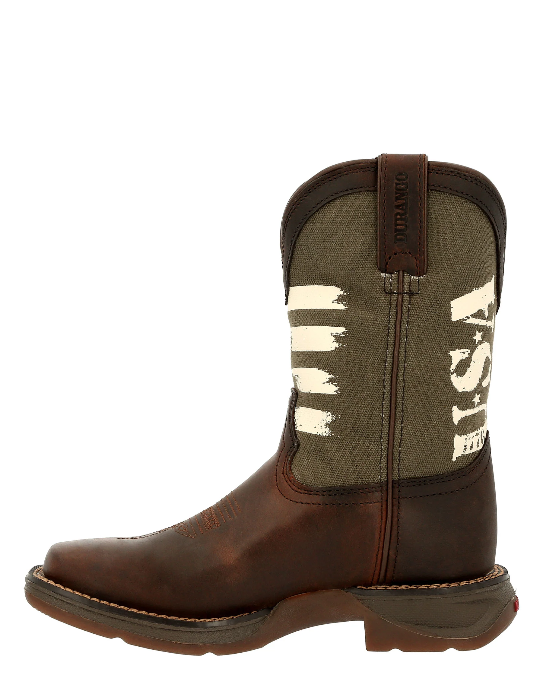 Little Kids' Lil' Rebel™ Army Western Boots - Image 4