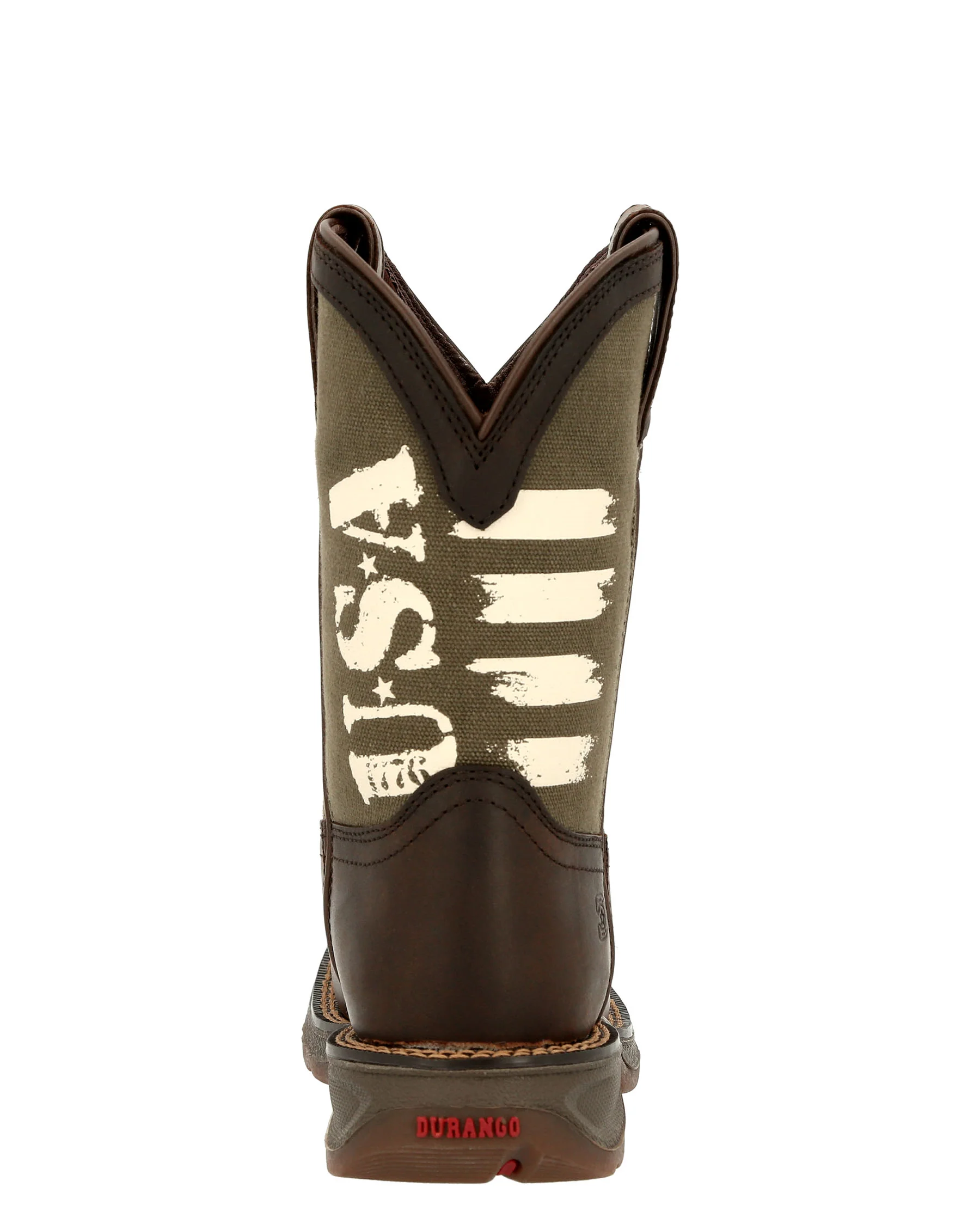 Little Kids' Lil' Rebel™ Army Western Boots - Image 5