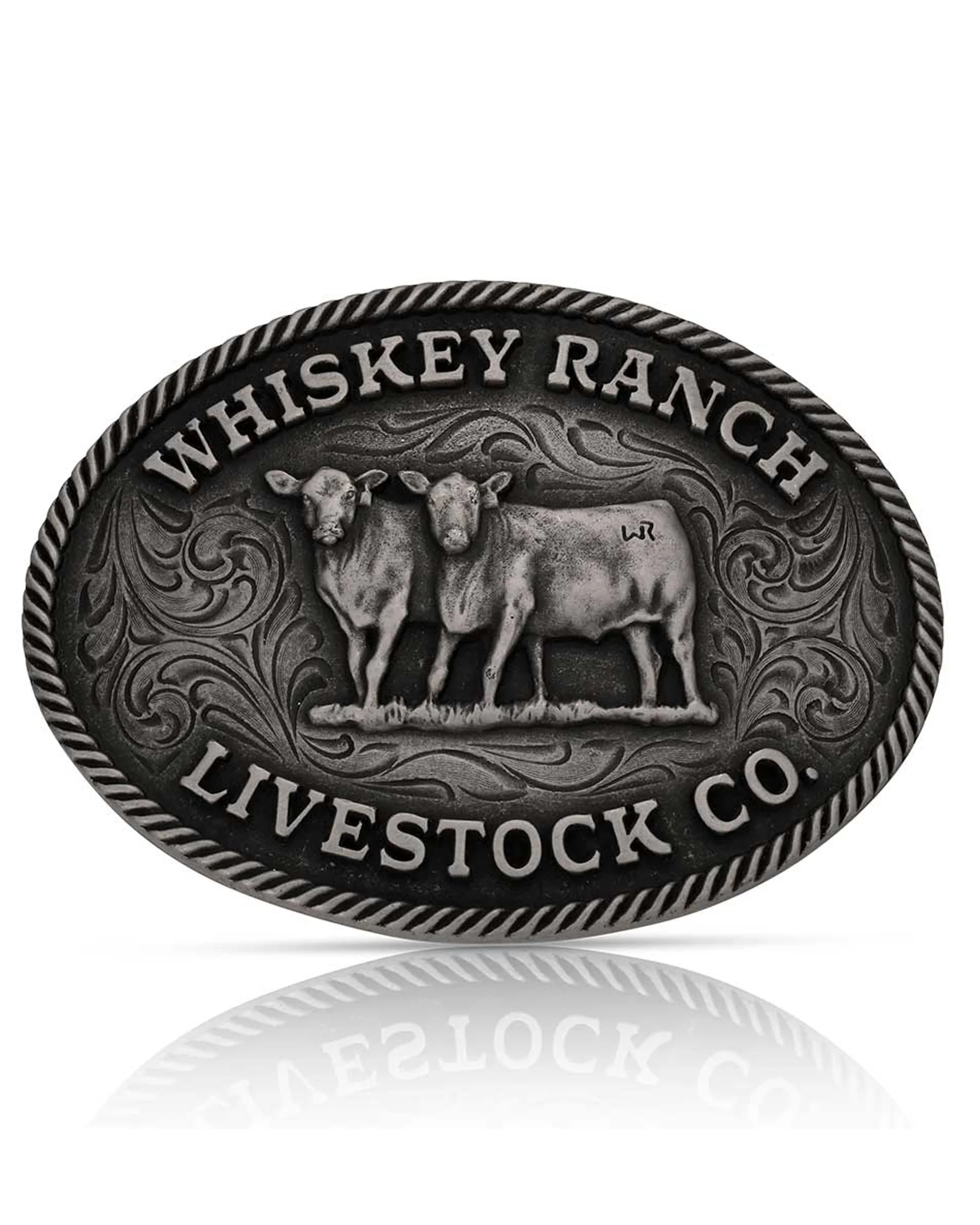 Livestock Co. Whiskey Ranch Attitude Buckle
