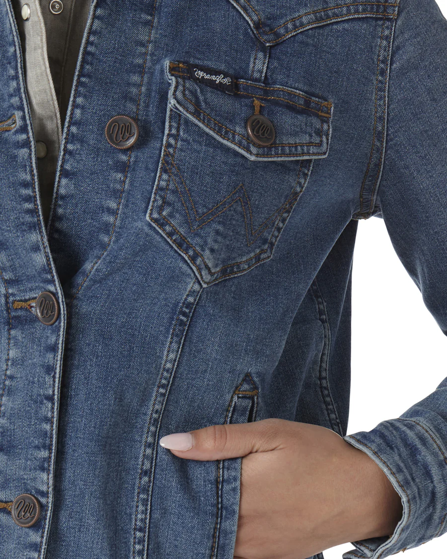 Women's Western Denim Jacket - Image 3