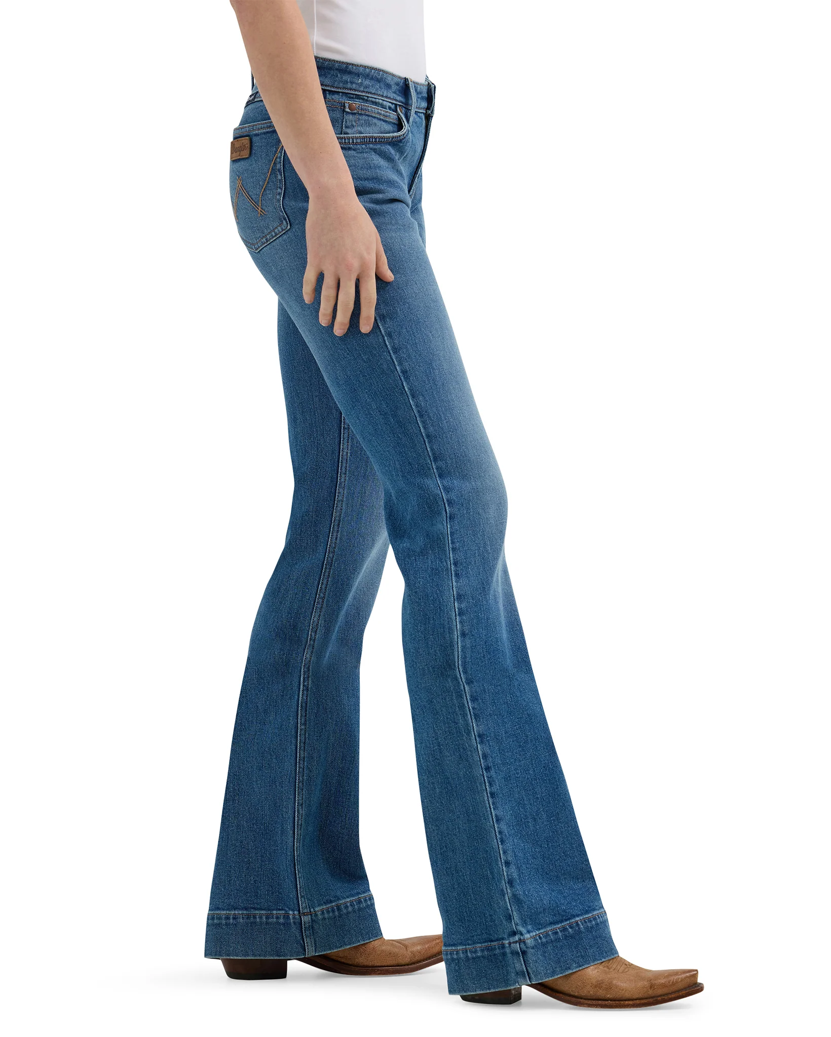 Women's Mid Rise Mae Trouser Jean - Image 3
