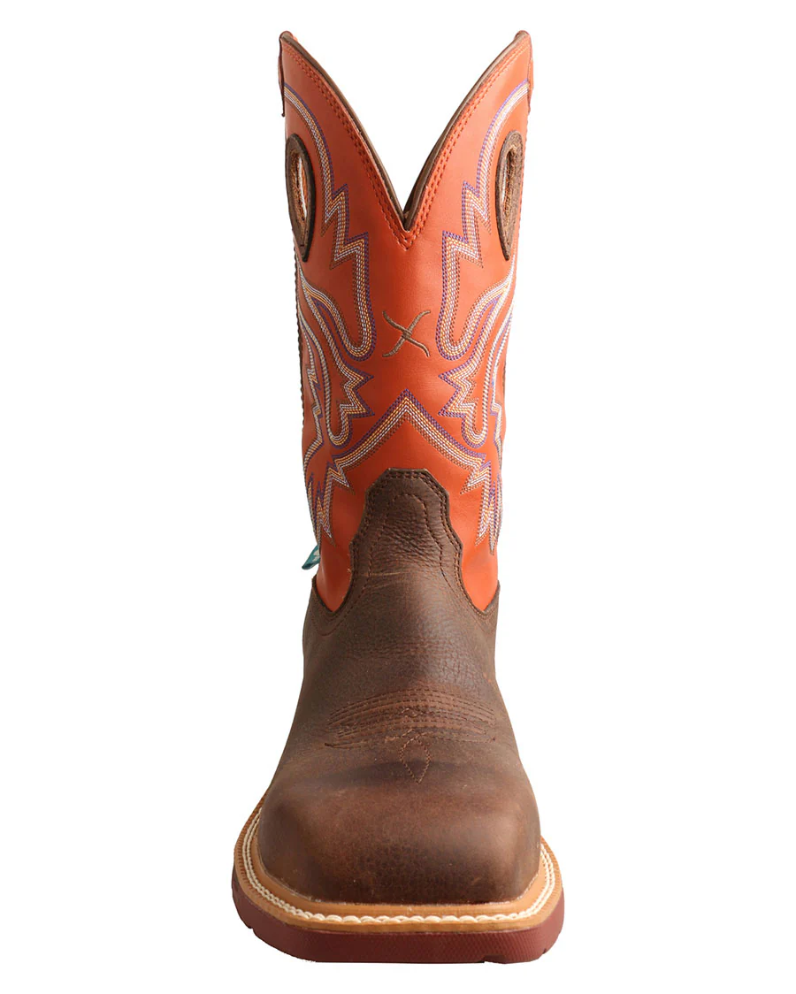 Men's 12" Nano Composite Safety Toe Western Work Boots - Image 5